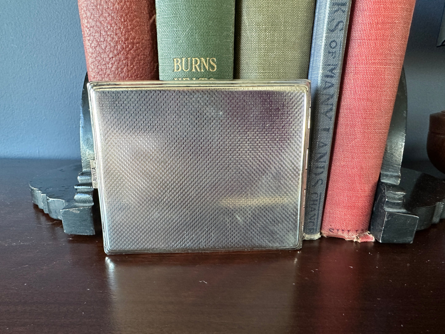Floral Alpacca Cigarette Case