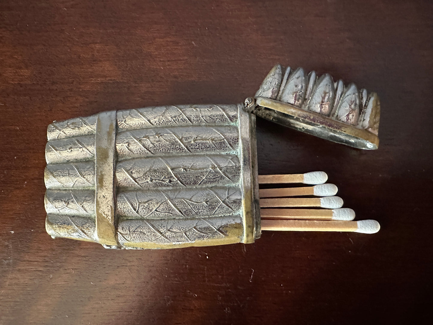 Vintage Match Safe / Vesta