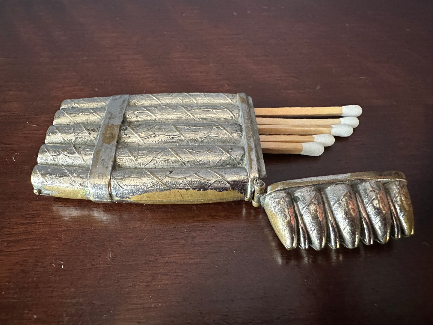 Vintage Match Safe / Vesta
