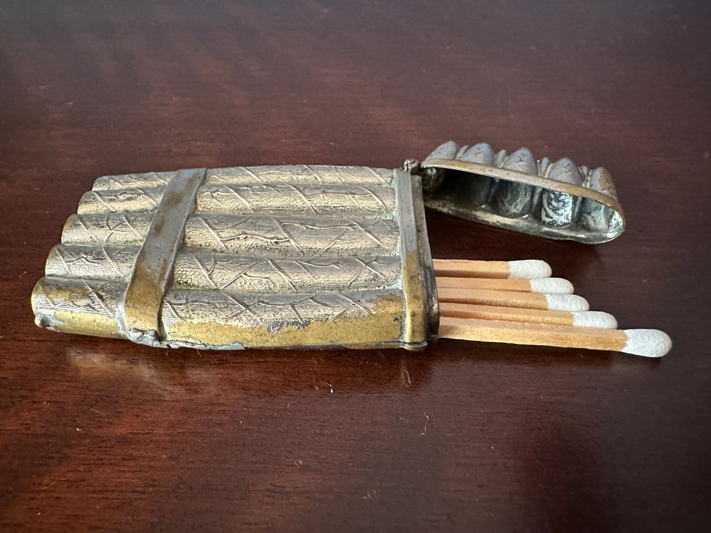 Vintage Match Safe / Vesta