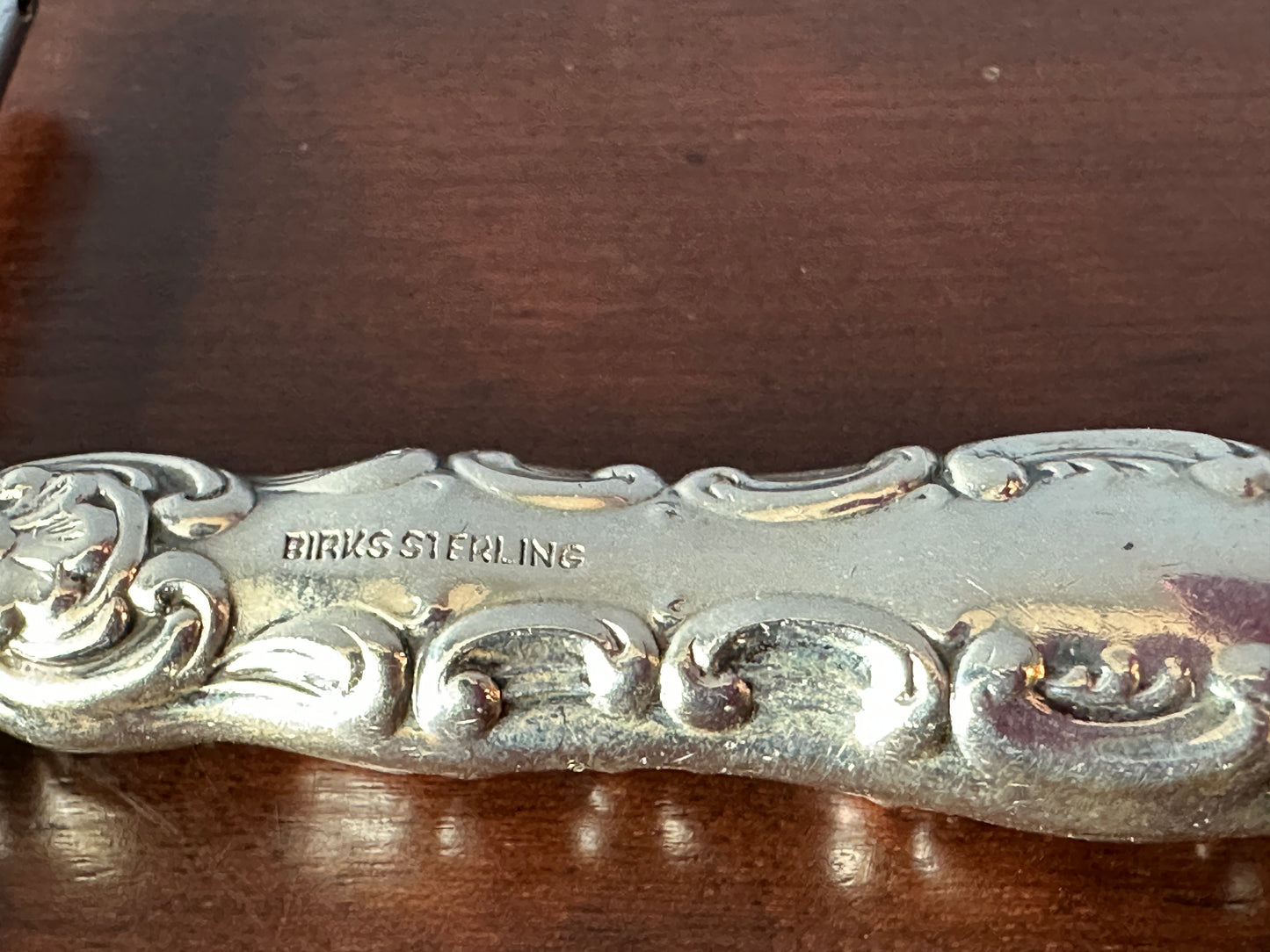 Sterling Handle Cake / Cheese Slicer (Birks)