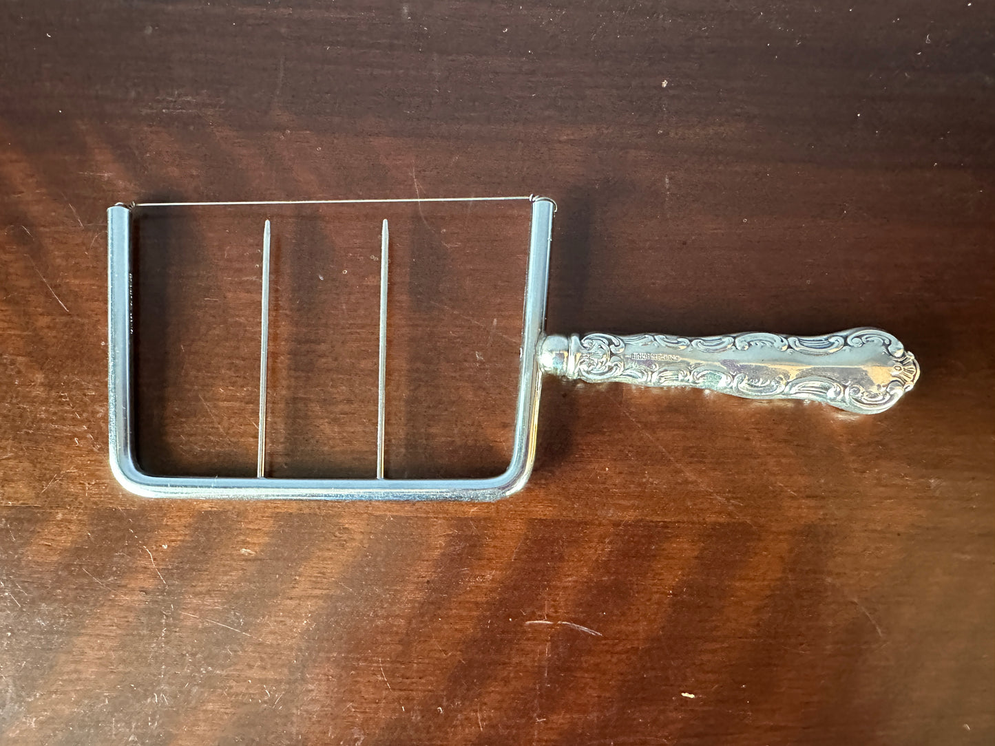 Sterling Handle Cake / Cheese Slicer (Birks)