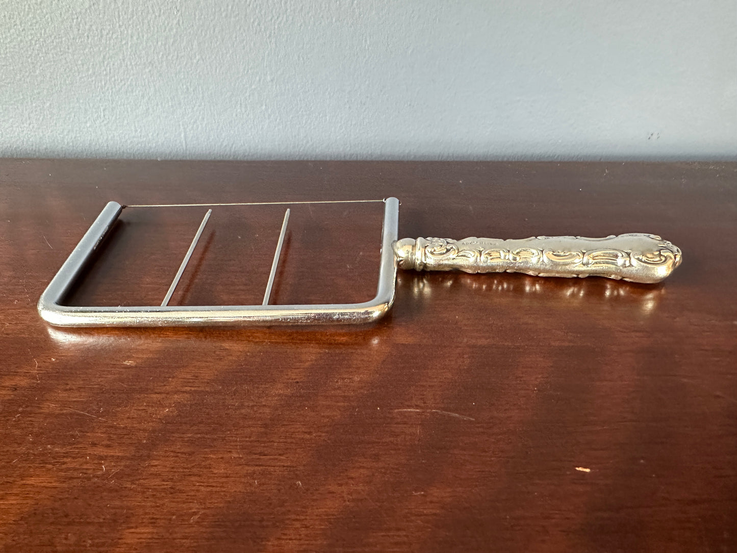 Sterling Handle Cake / Cheese Slicer (Birks)