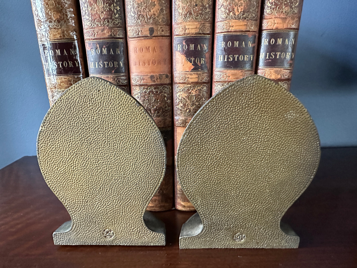 Bradley & Hubbard Bookends with a Nautical Motif