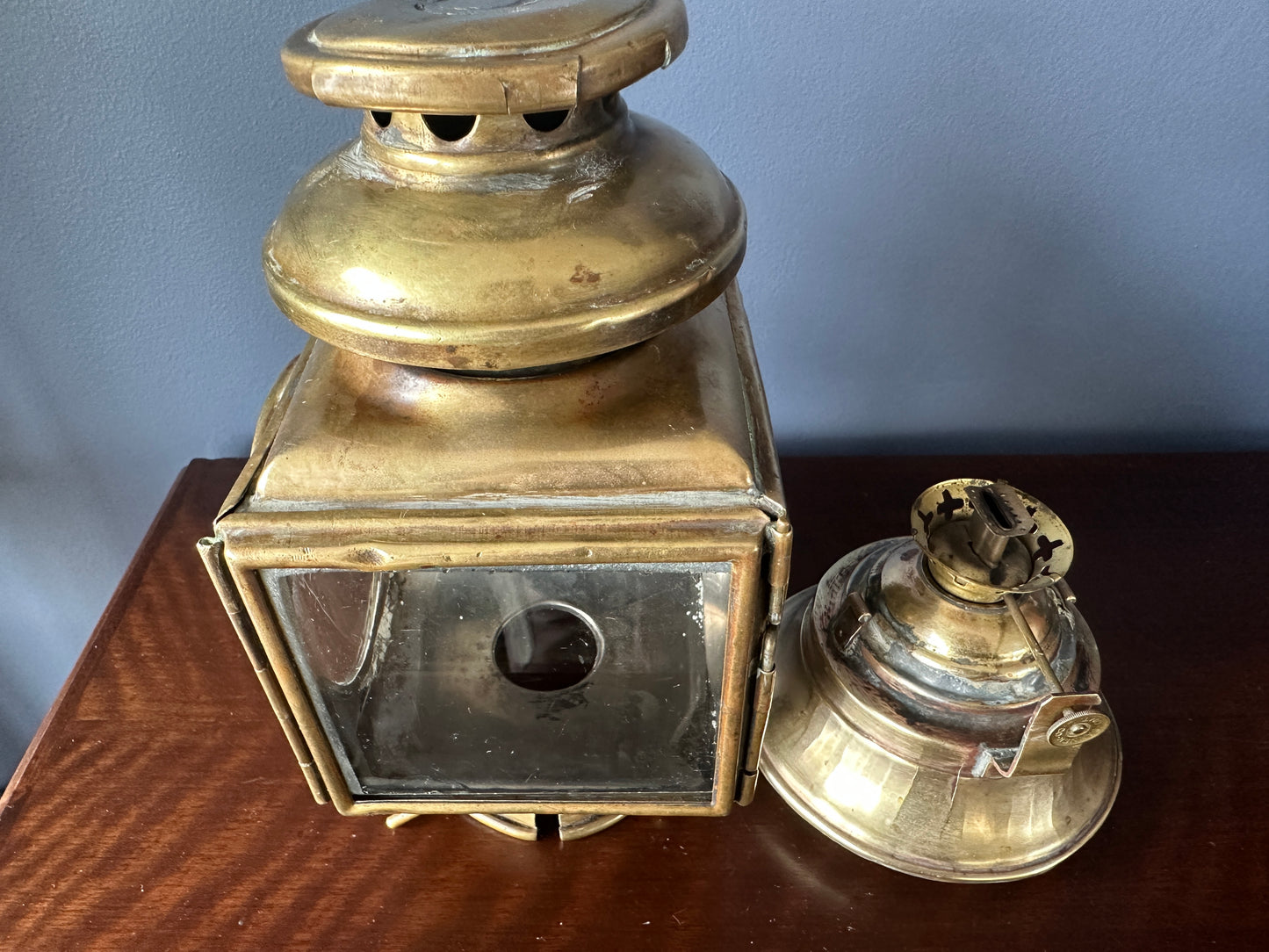 Brass Side Car / Carriage Lamp