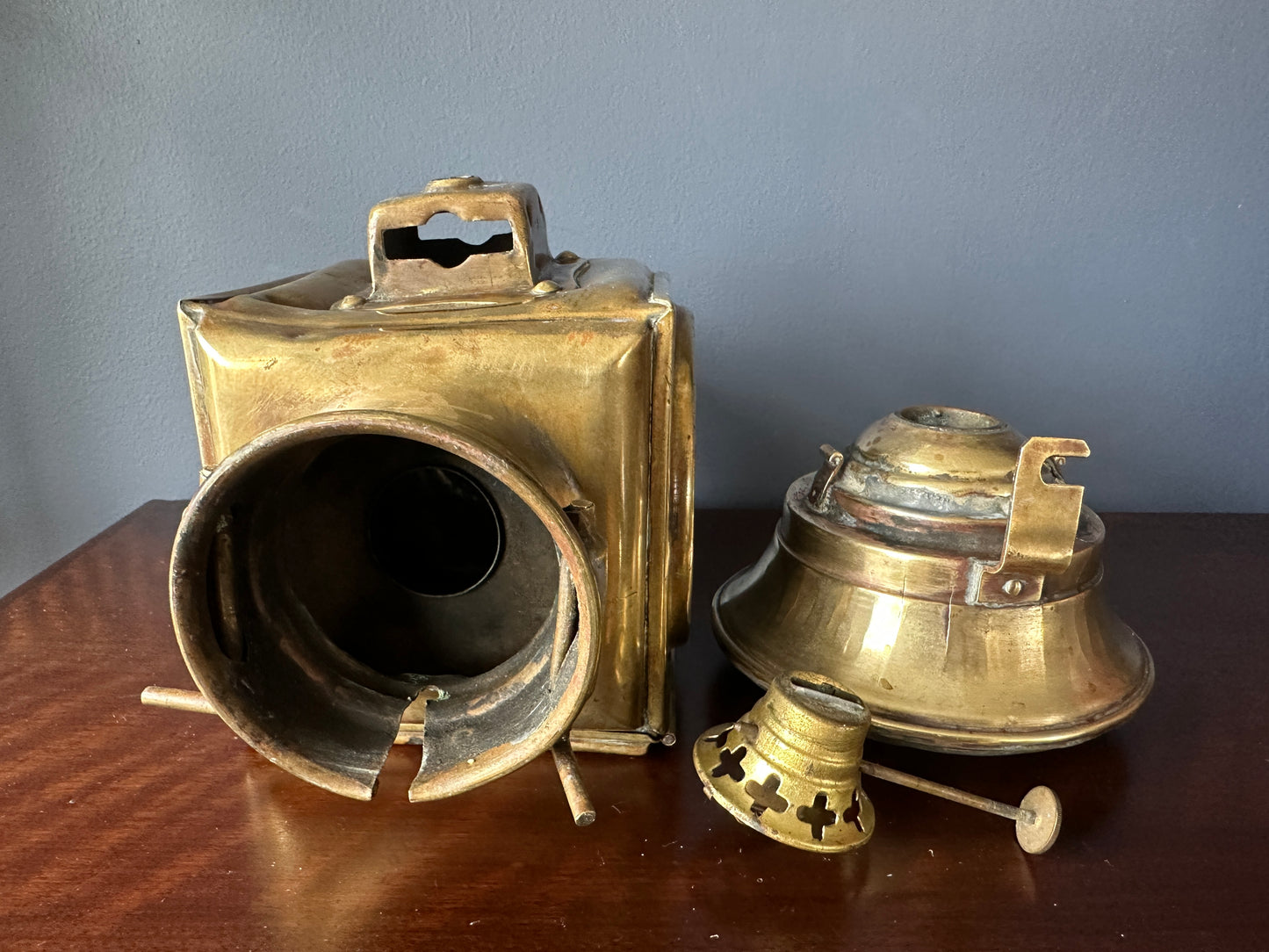 Brass Side Car / Carriage Lamp