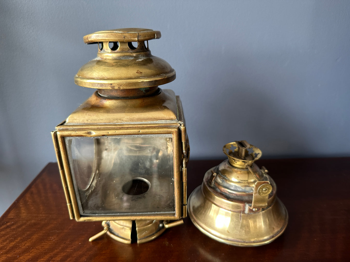 Brass Side Car / Carriage Lamp