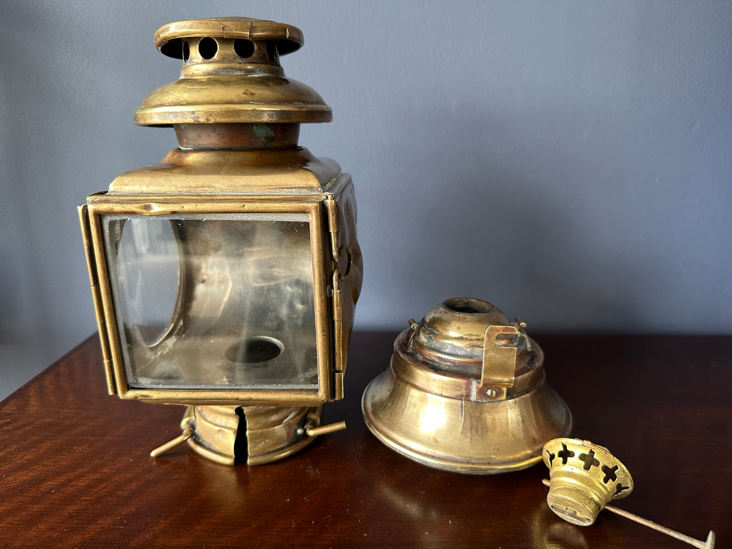 Brass Side Car / Carriage Lamp