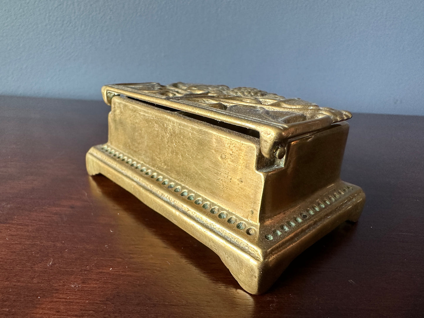 Small Bronze Stamp Box