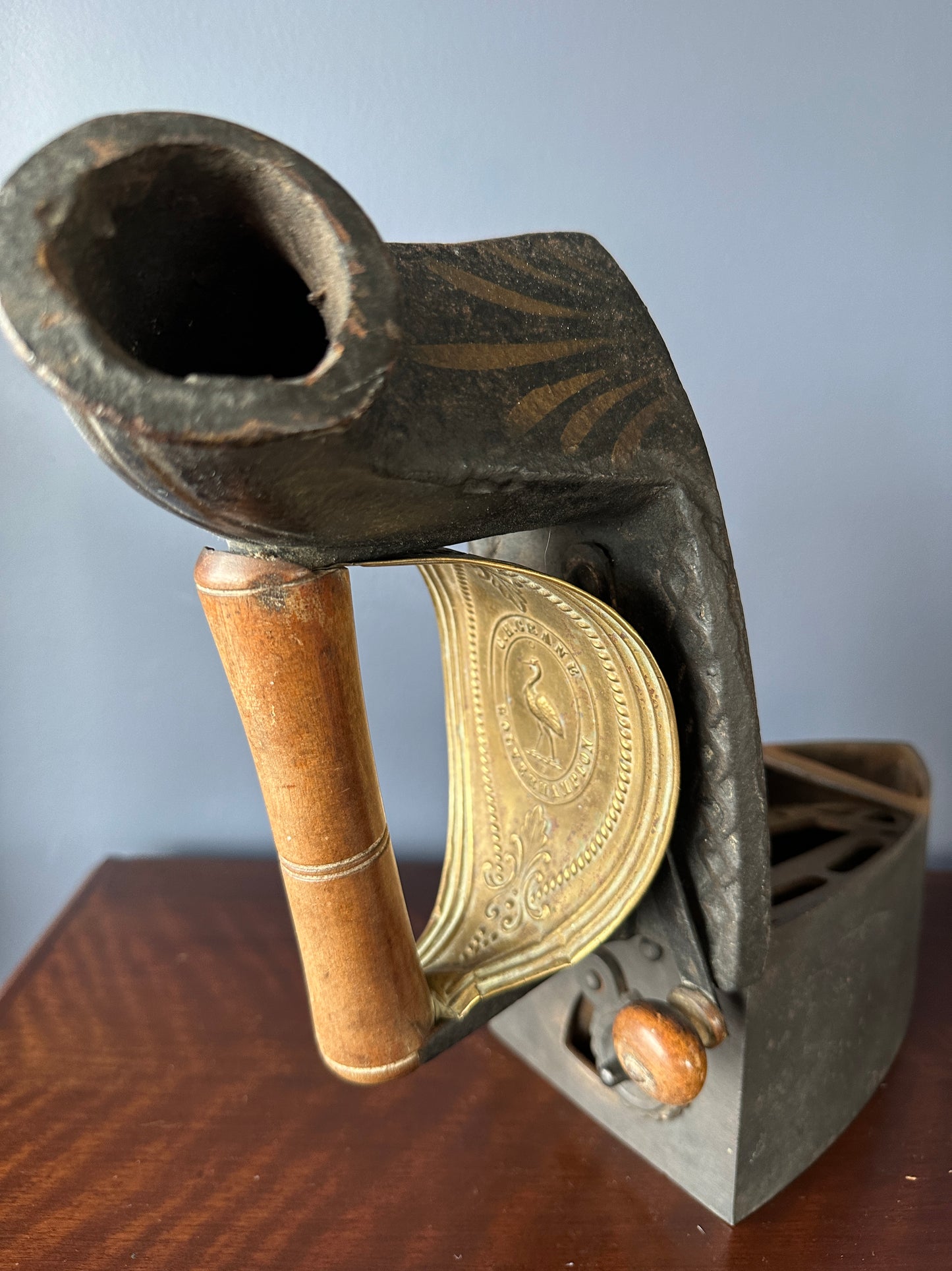 C.H. Crane Charcoal Box Iron