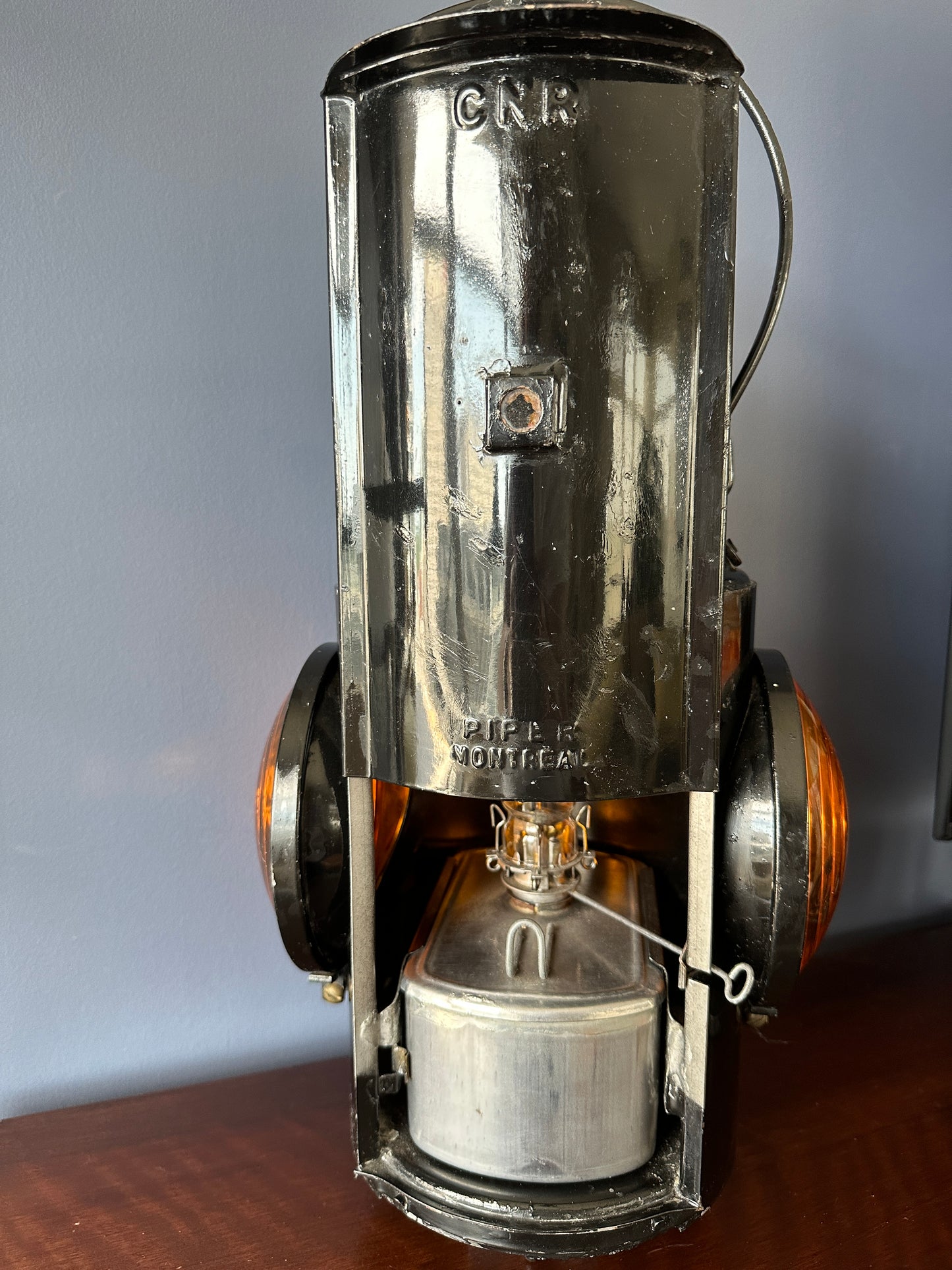 CNR Hiram Piper Railroad Semaphore Lamp
