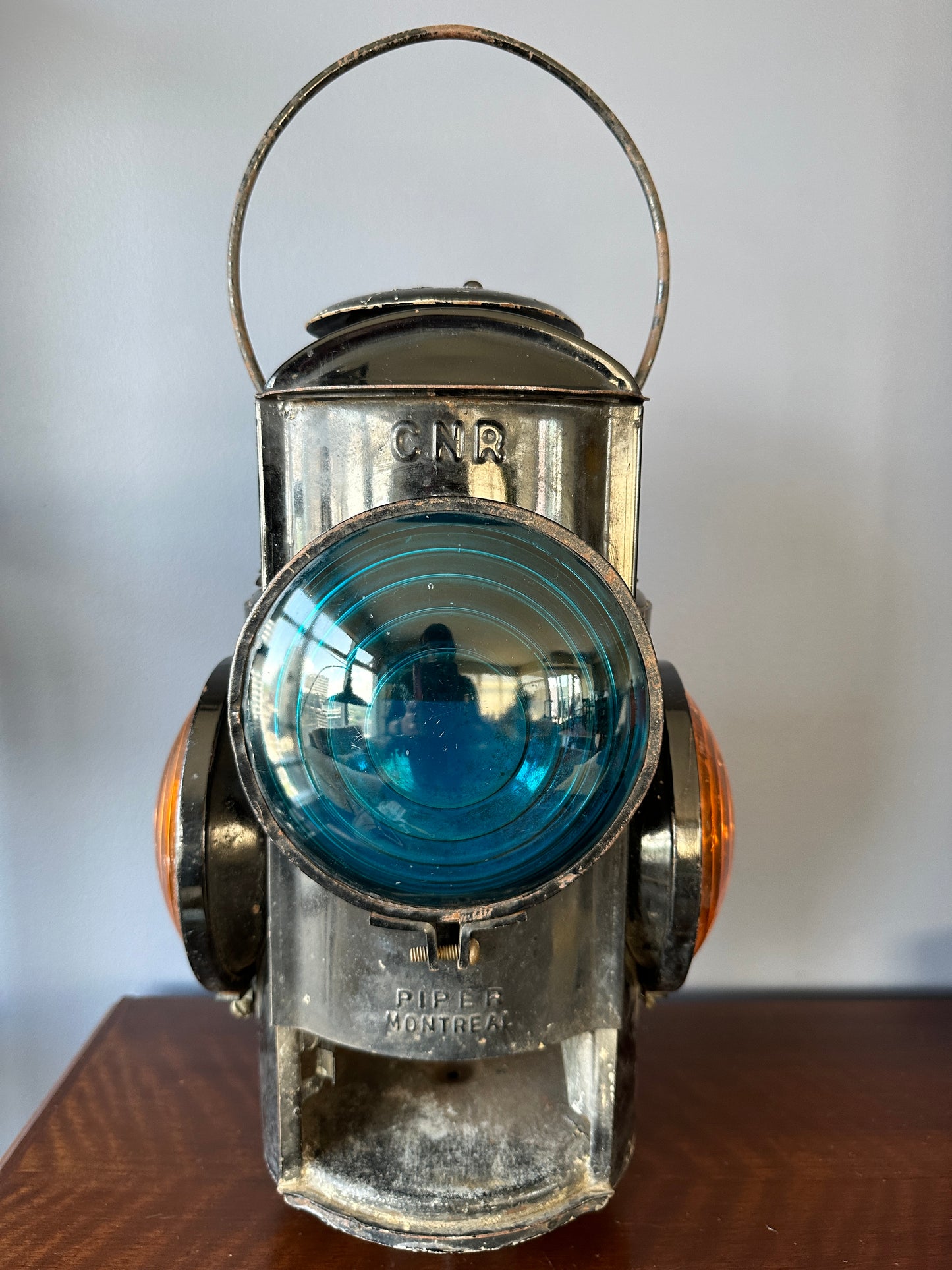 CNR Hiram Piper Railroad Switch Lamp - Green and Amber Lenses