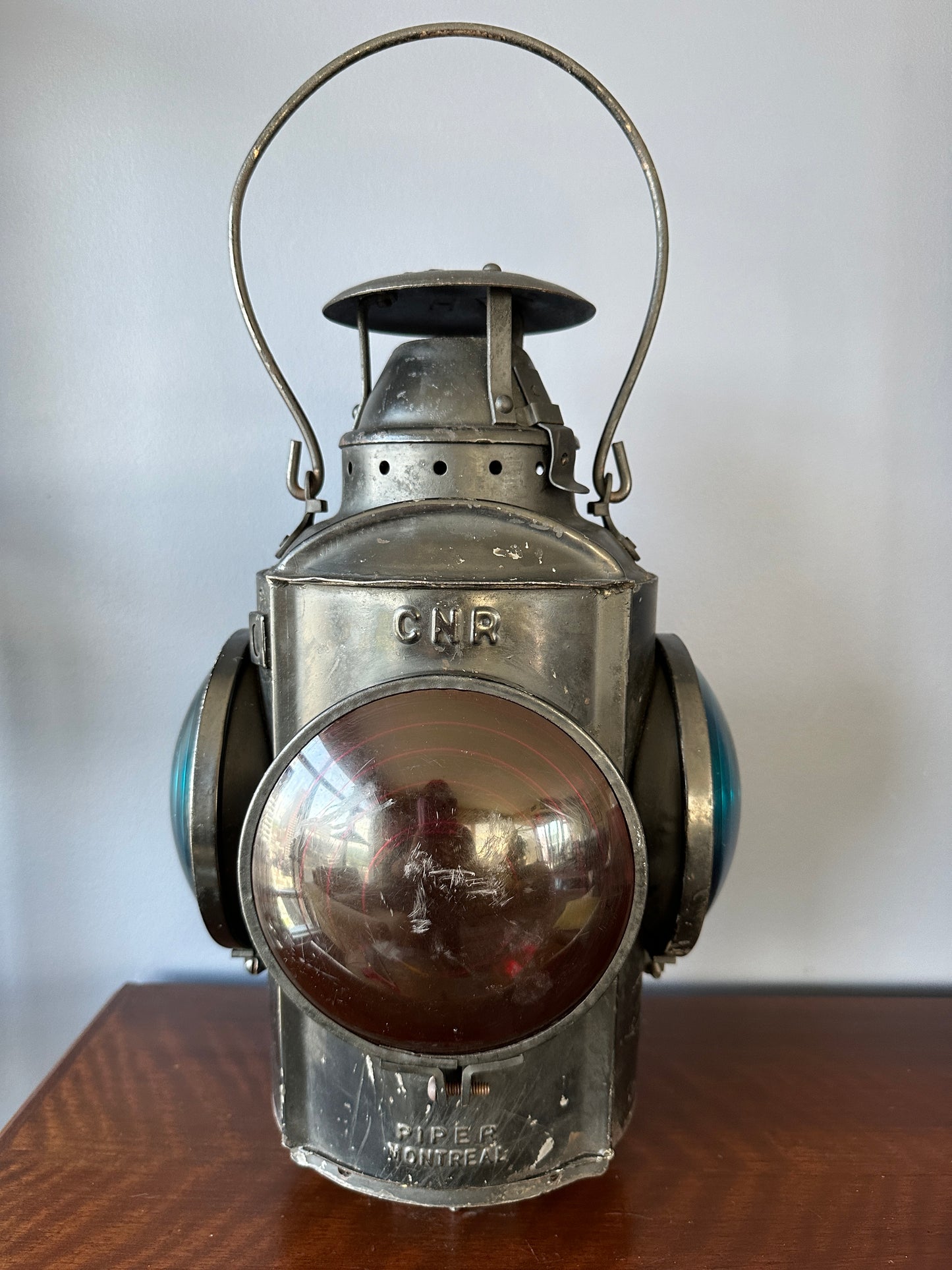 CNR Hiram Piper Railroad Switch Lamp - Red and Green Lenses