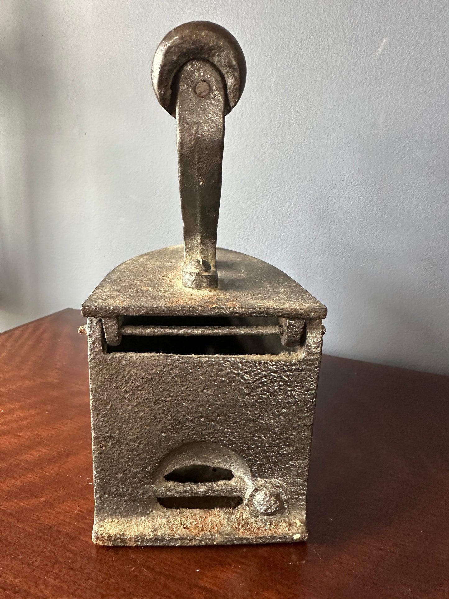Charcoal Box Iron with Chicken / Rooster Latch