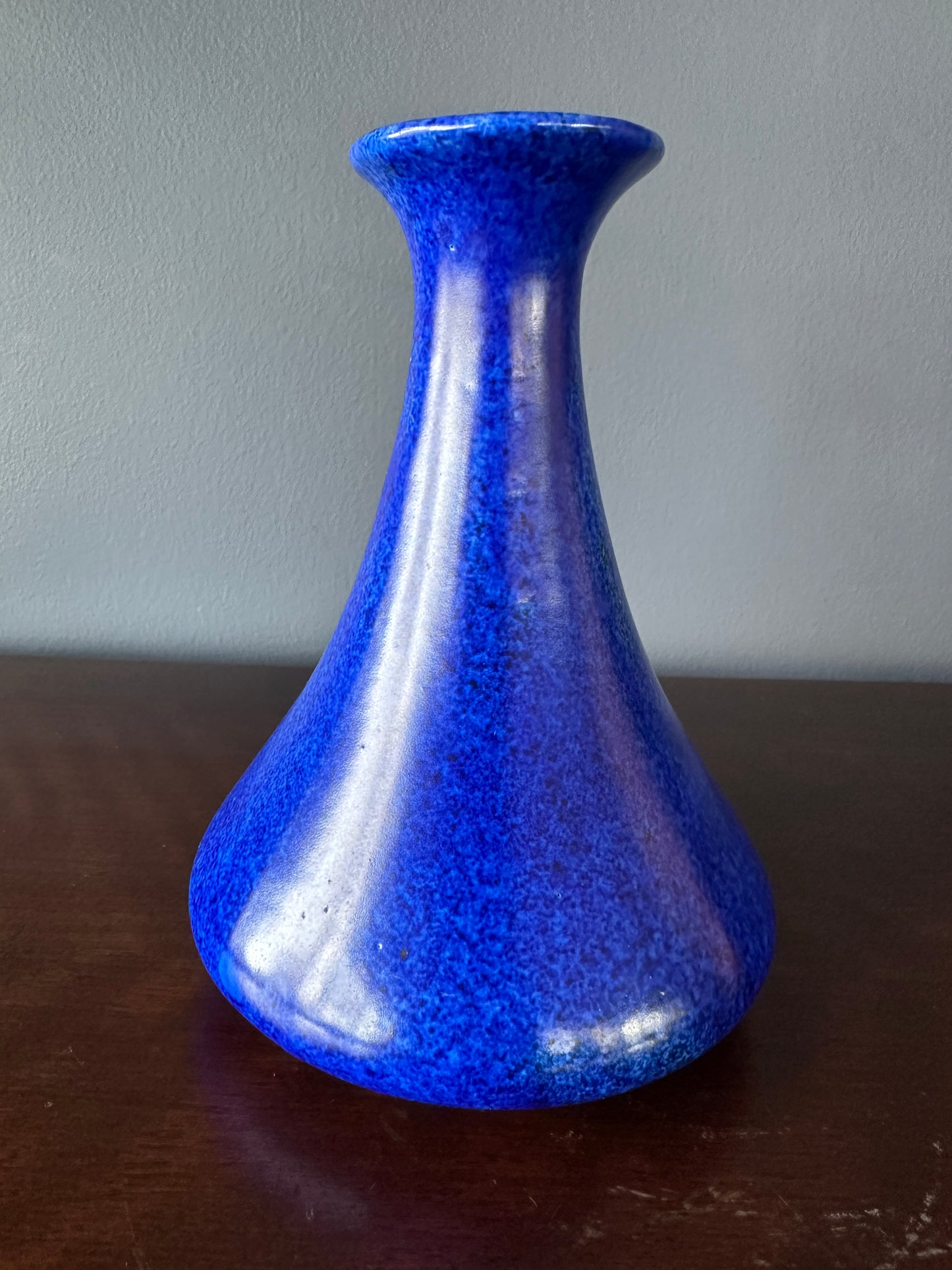 Clews & Co Blue Chameleon Ware Tunstall Vase