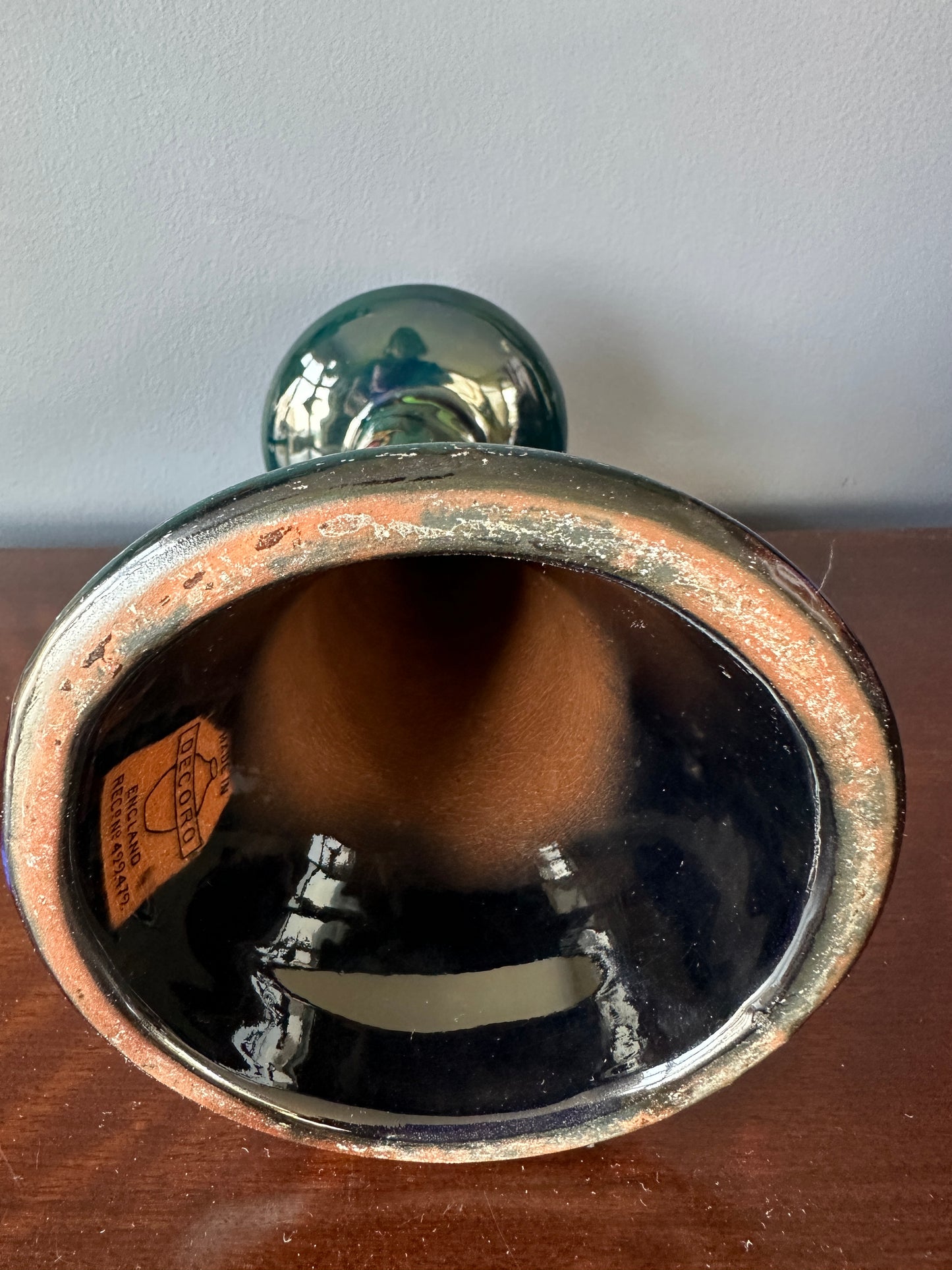 Canning Pottery Co "Decoro" Candlestick Holder