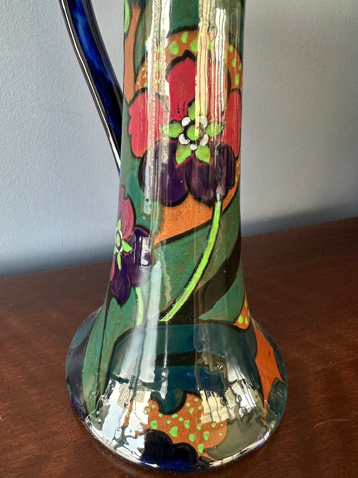 Canning Pottery Co "Decoro" Candlestick Holder