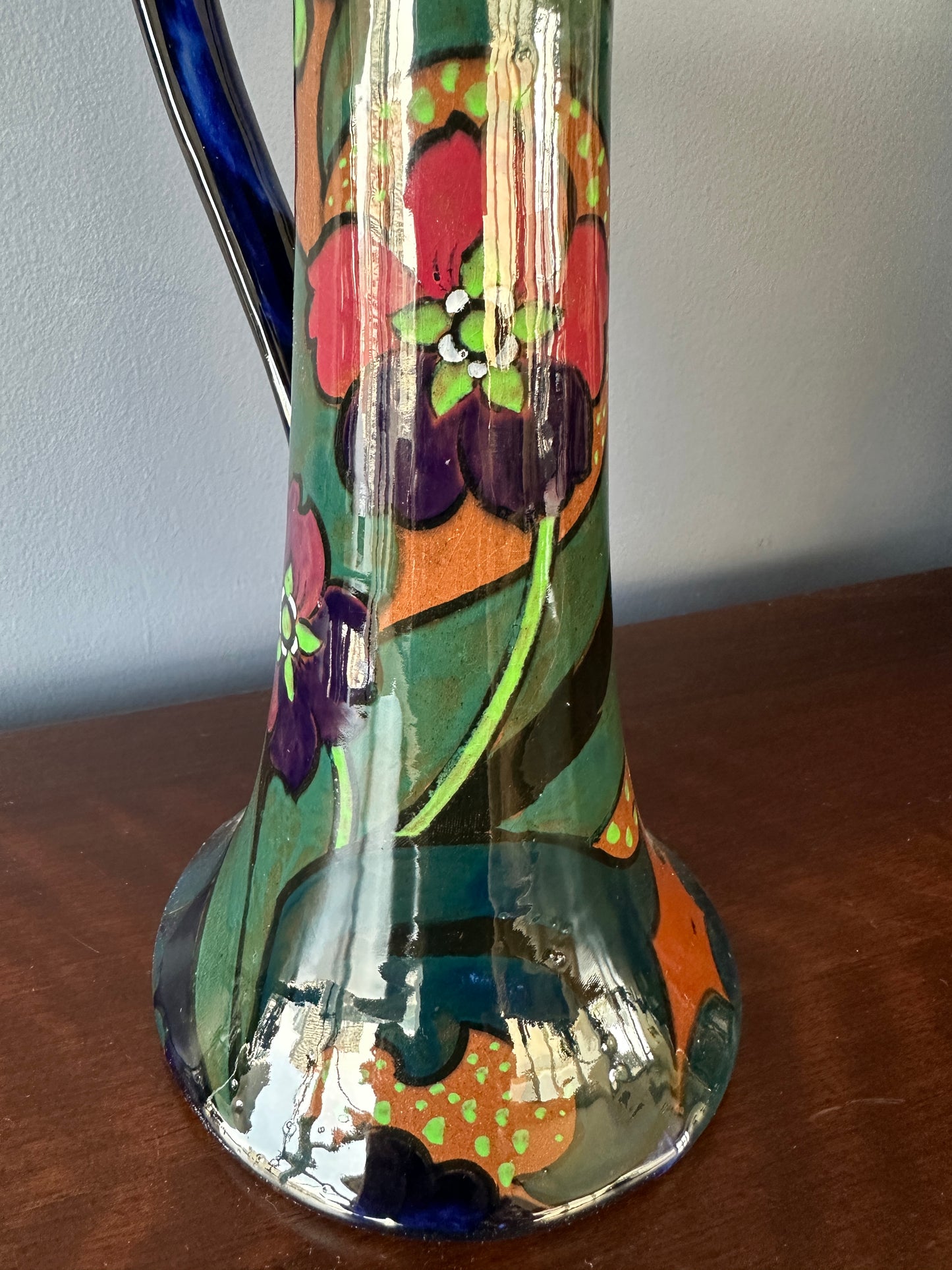 Canning Pottery Co "Decoro" Candlestick Holder
