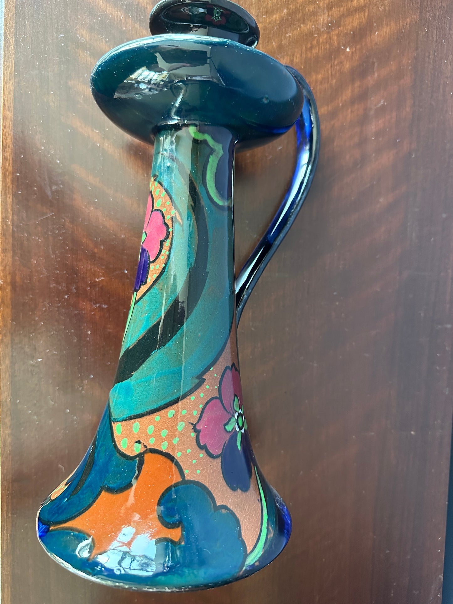 Canning Pottery Co "Decoro" Candlestick Holder