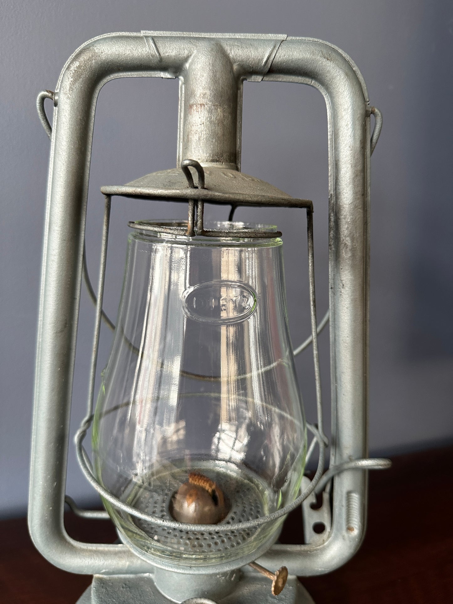 Defiance Lantern & Stamping Company No. 0 "Perfect" Side-Lift Hot Blast Tubular Lantern