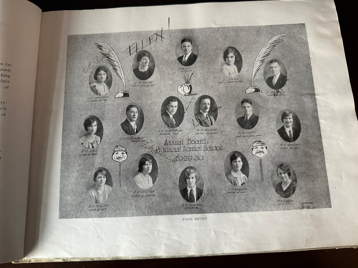 The Annual Provincial Normal School Year Book, Vancouver, BC, 1929-30