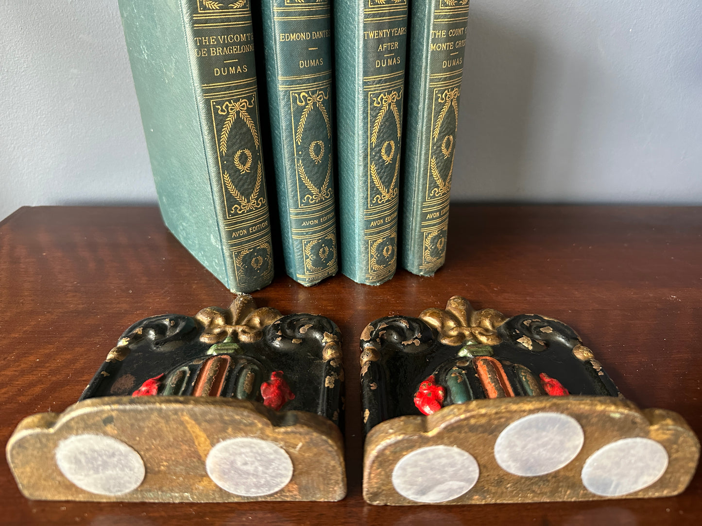Albany Foundry Fleur-de-Lis Bookends