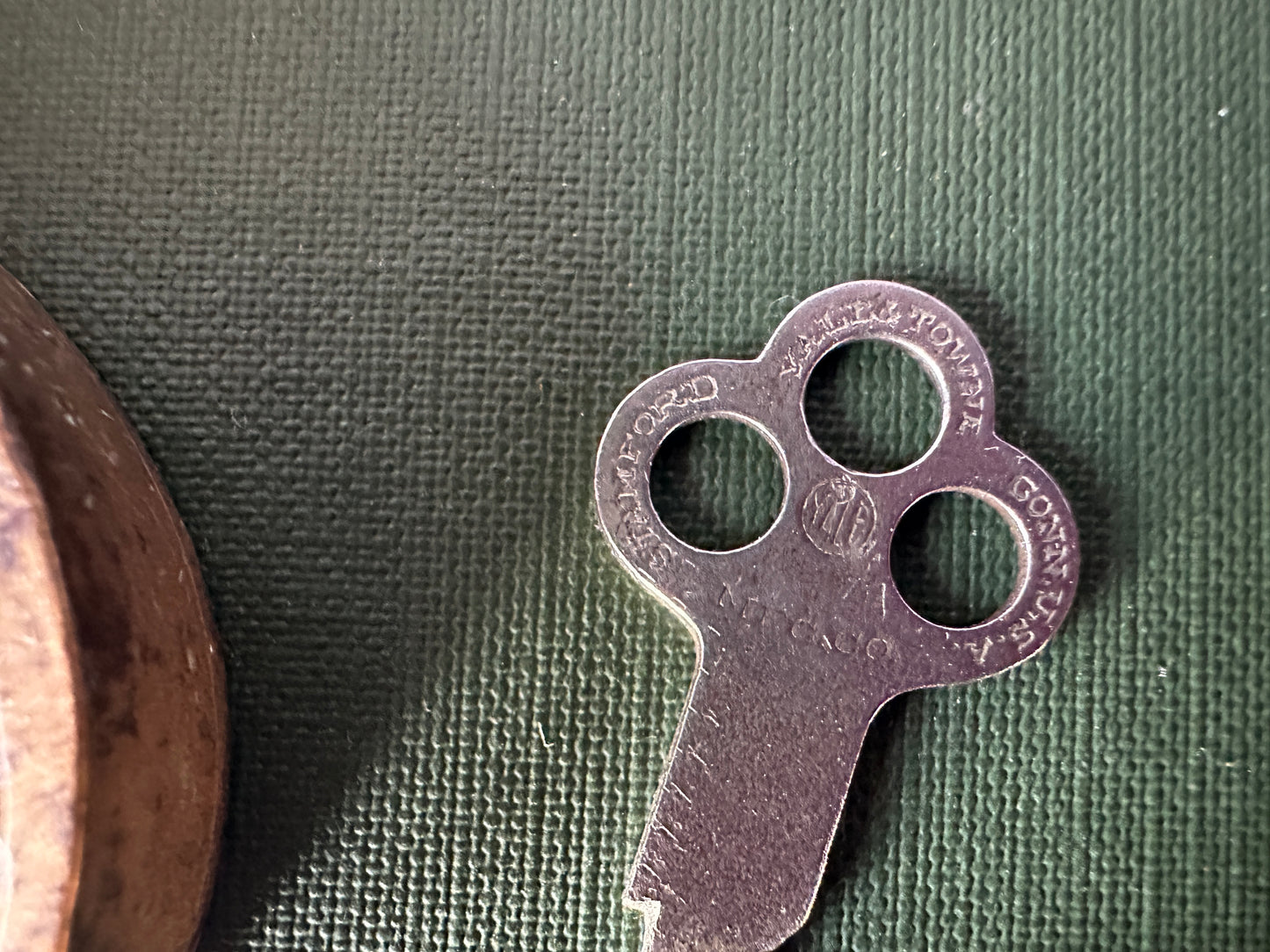 Brass Horseshoe "Good Luck" Padlock with Key