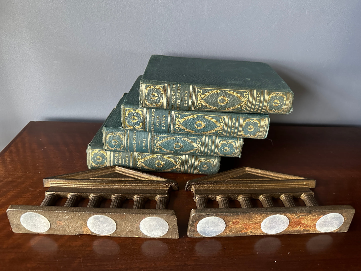 Greek Temple Bookends