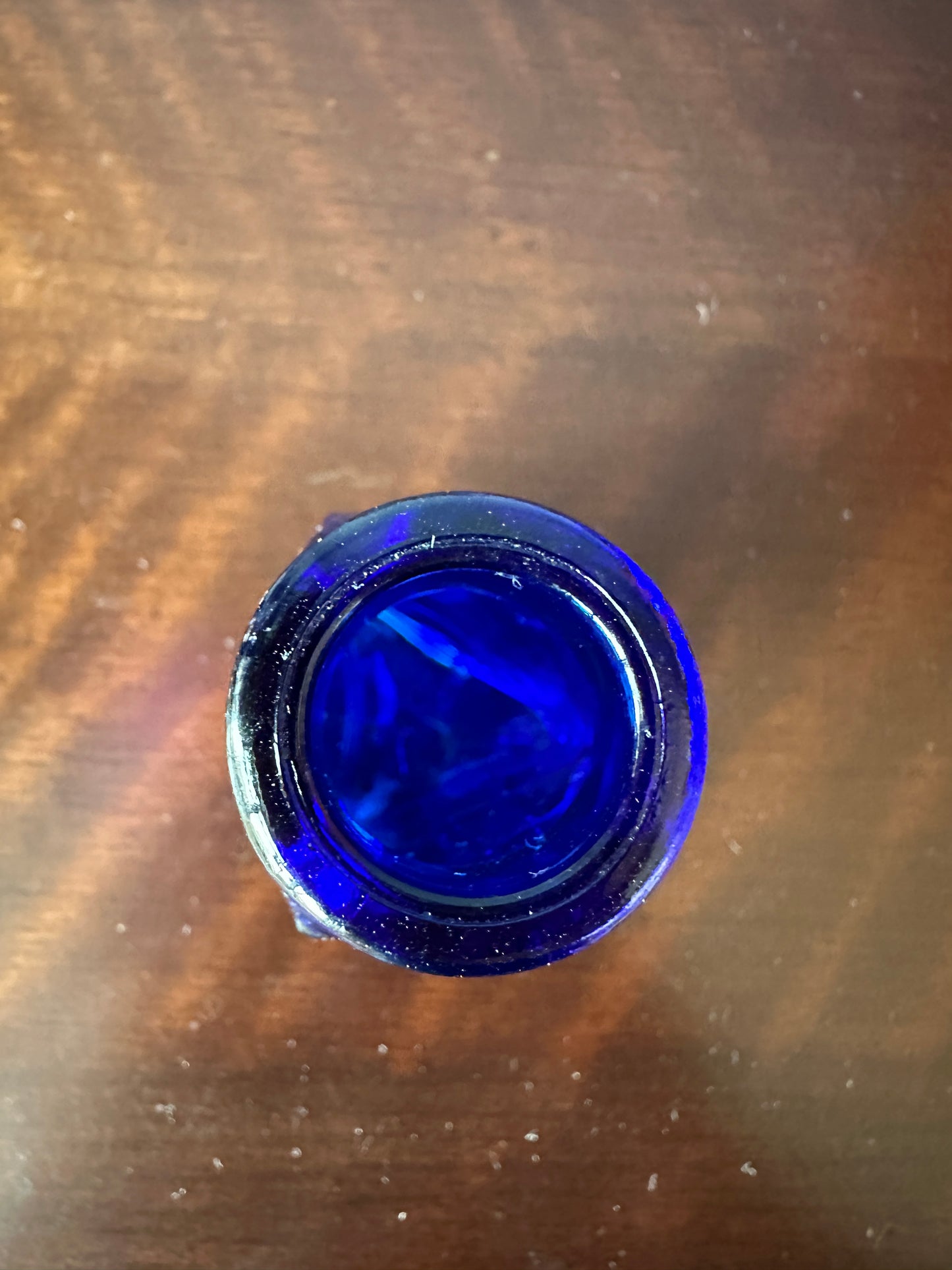 Cobalt Triloids Poison Bottle