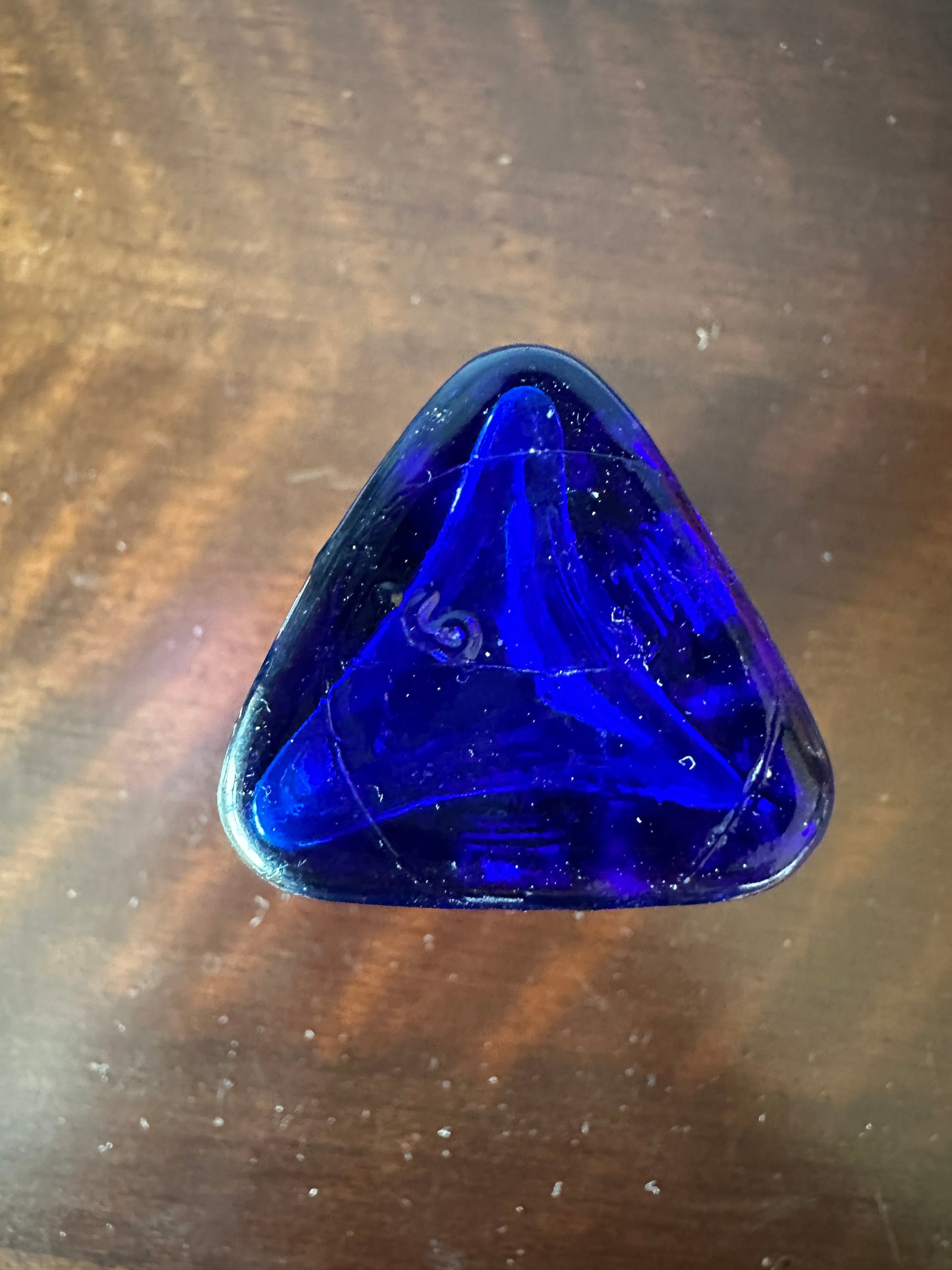 Cobalt Triloids Poison Bottle