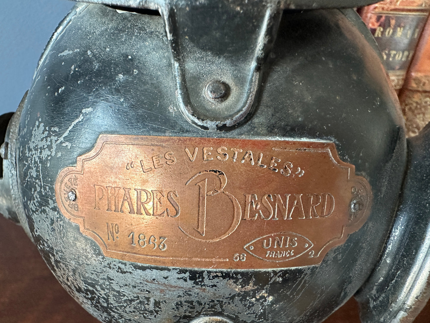 Antique Besnard Car Headlamp