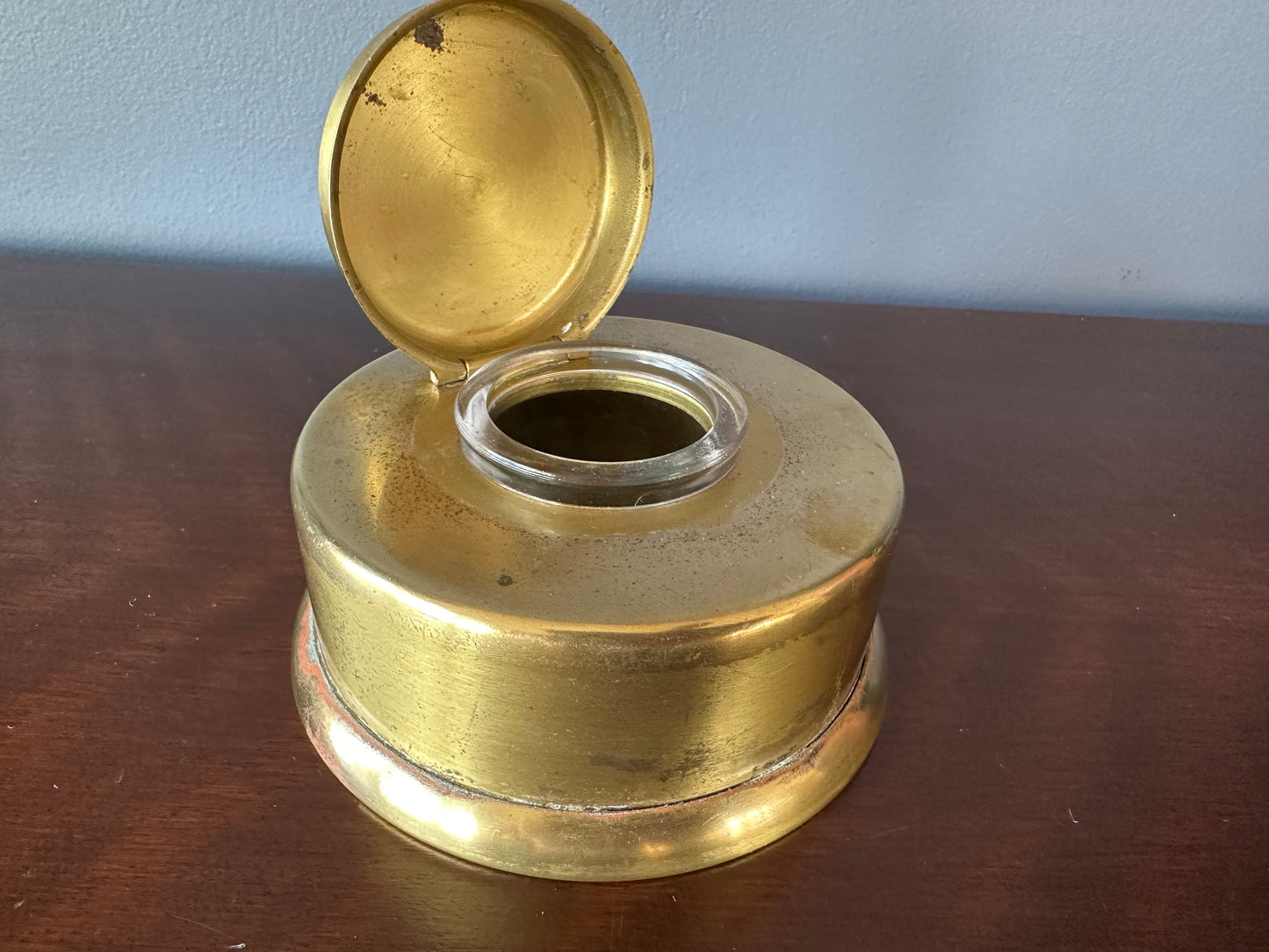 Art Deco Kronheim and Oldenbusch Brass Inkwell