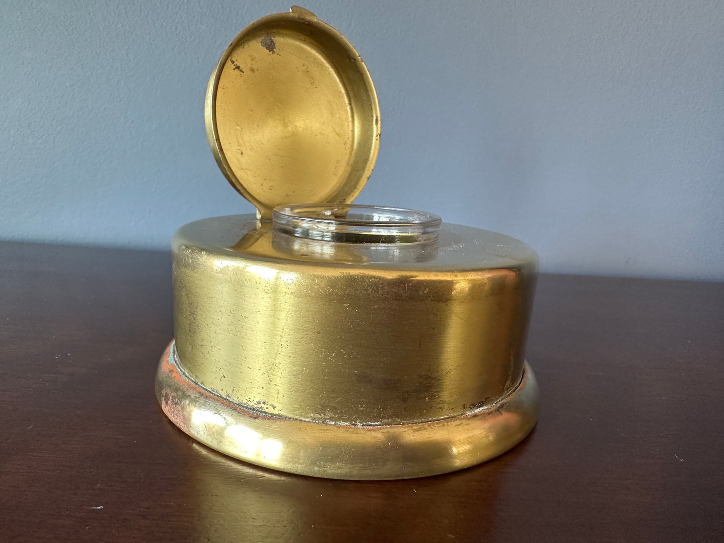 Art Deco Kronheim and Oldenbusch Brass Inkwell