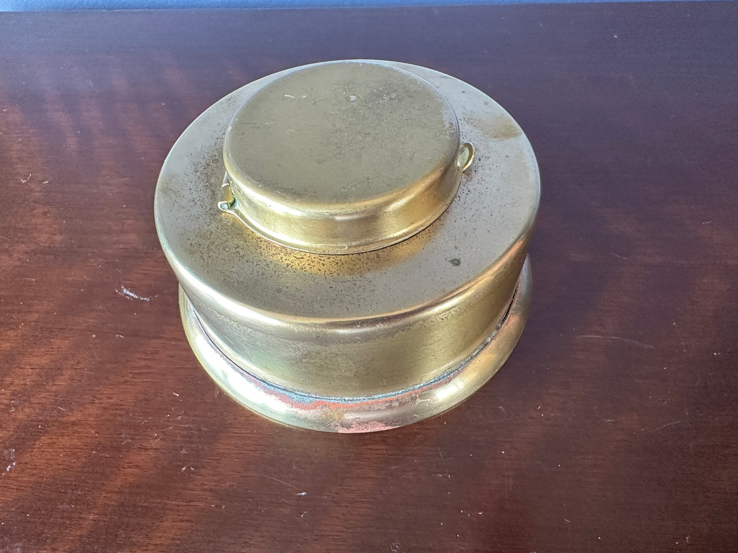 Art Deco Kronheim and Oldenbusch Brass Inkwell
