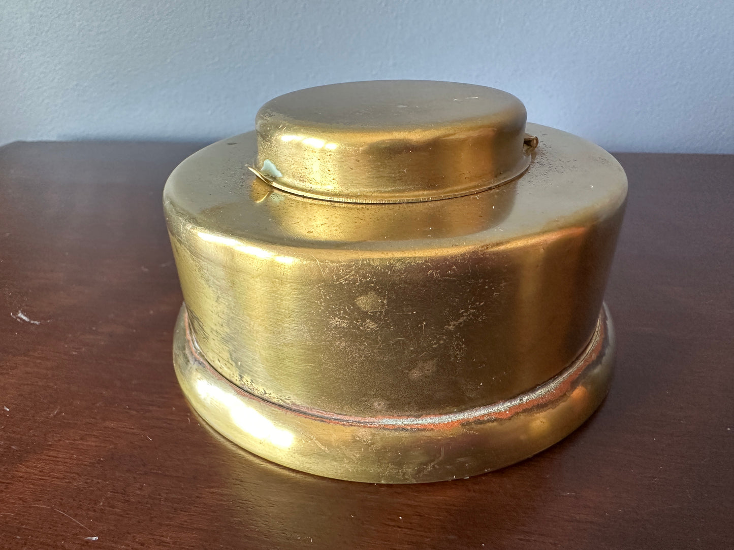 Art Deco Kronheim and Oldenbusch Brass Inkwell