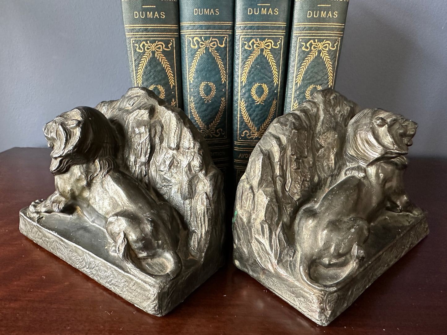 Lion of Belfort Bookends