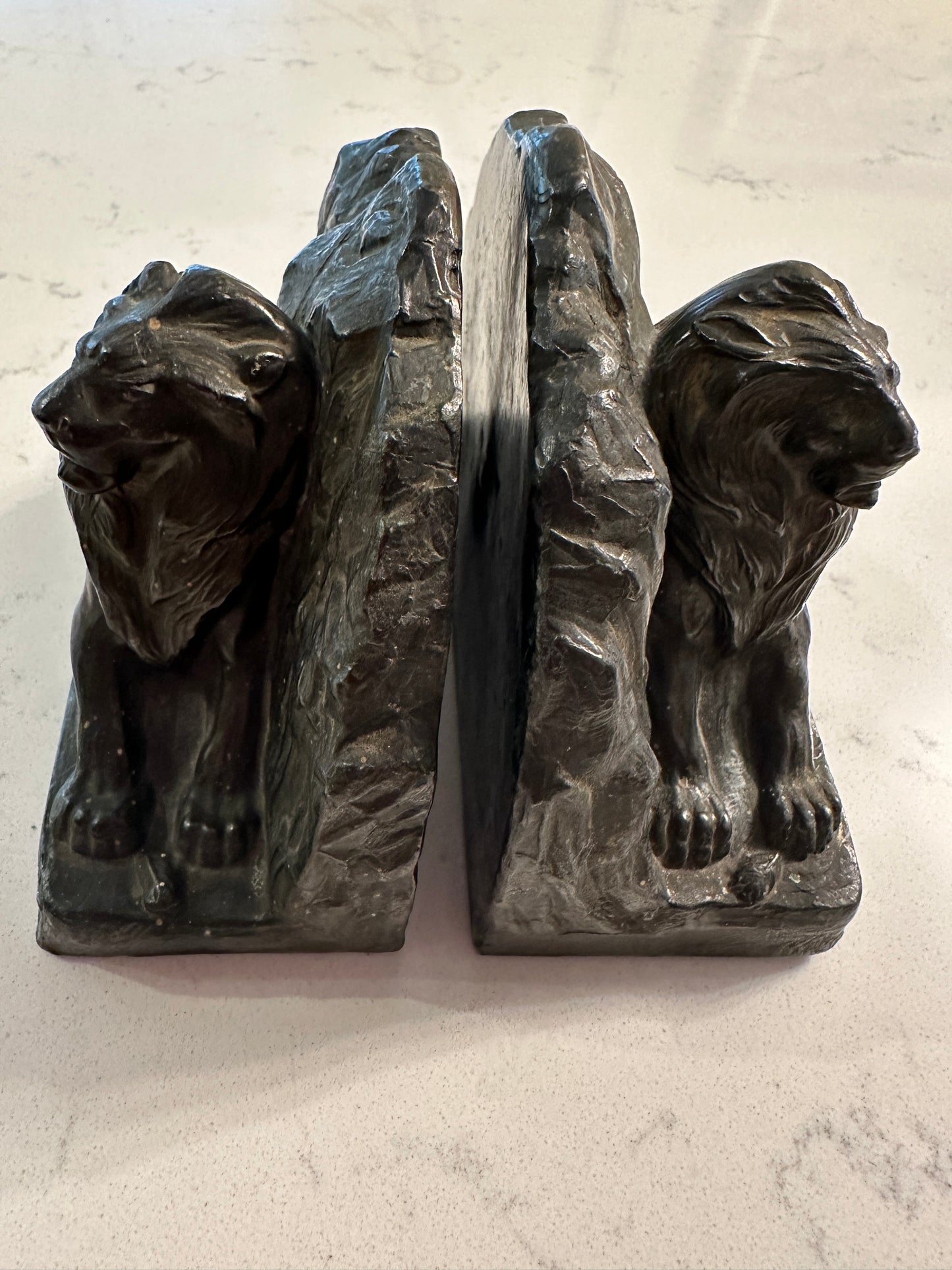 Lion of Belfort Bookends