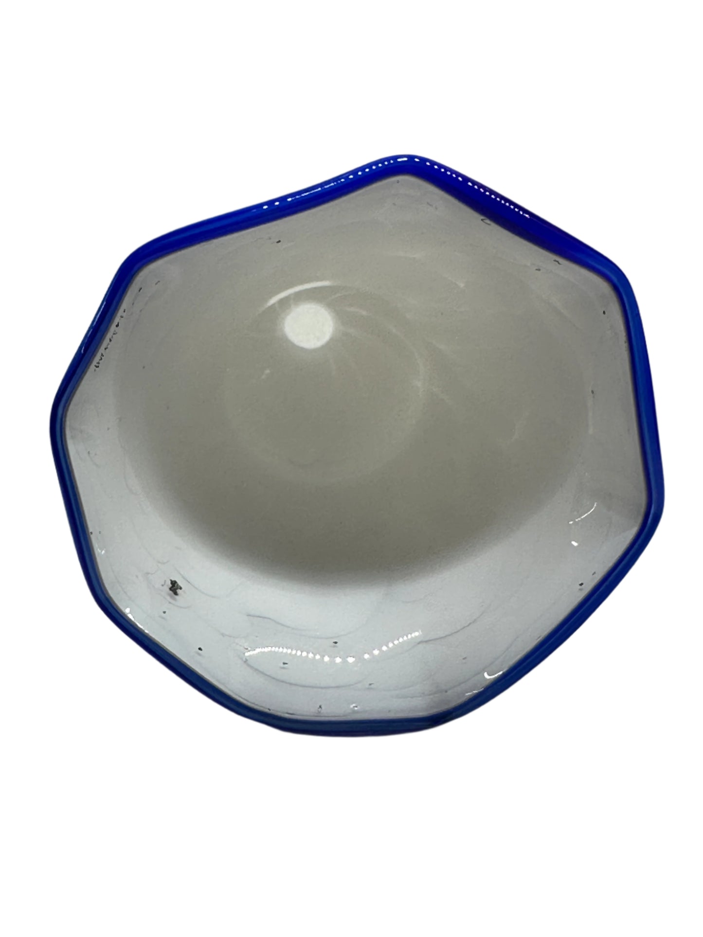 Hand Blown Milk Glass Oil Lantern Smoke Bell