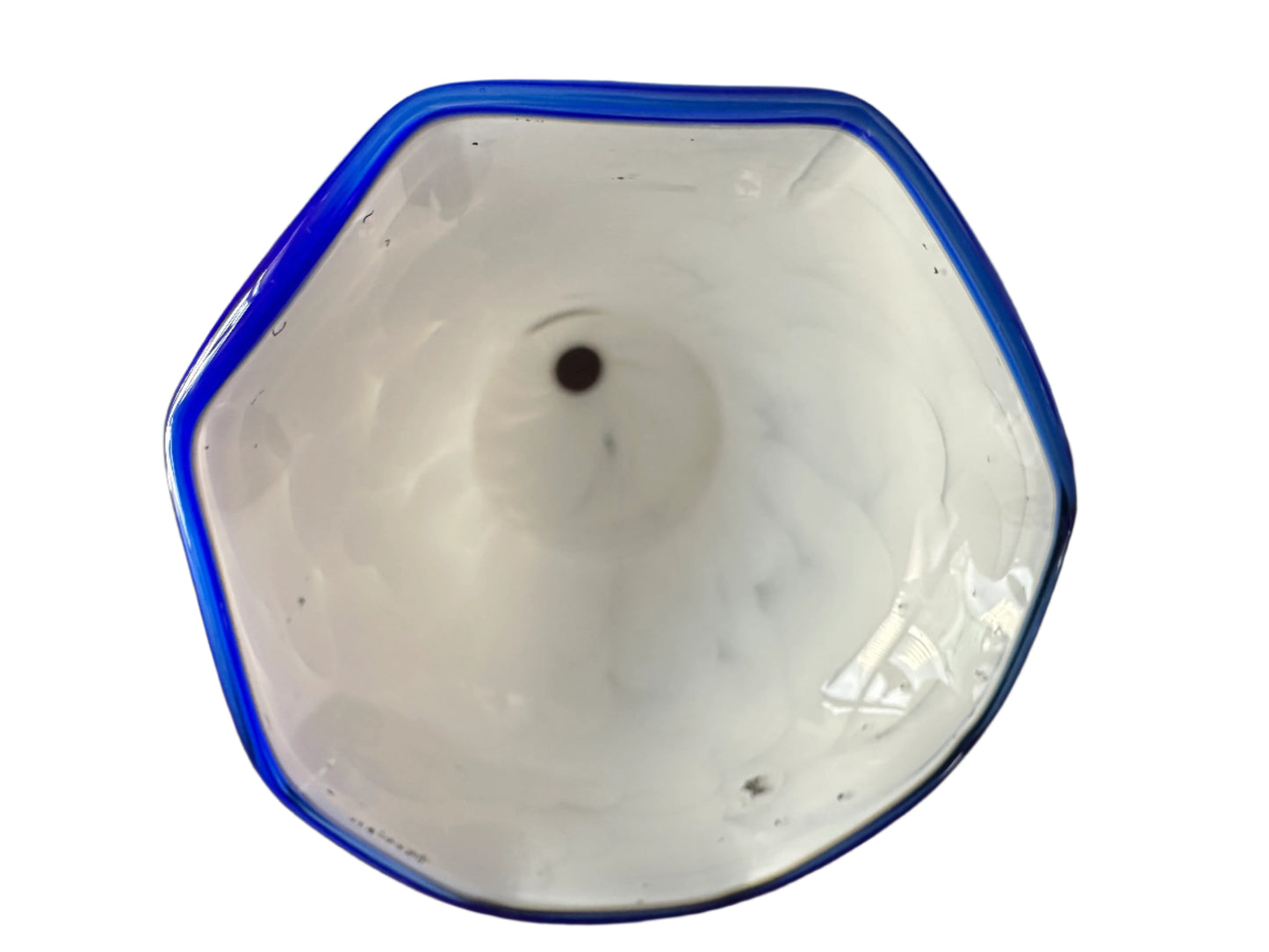 Hand Blown Milk Glass Oil Lantern Smoke Bell