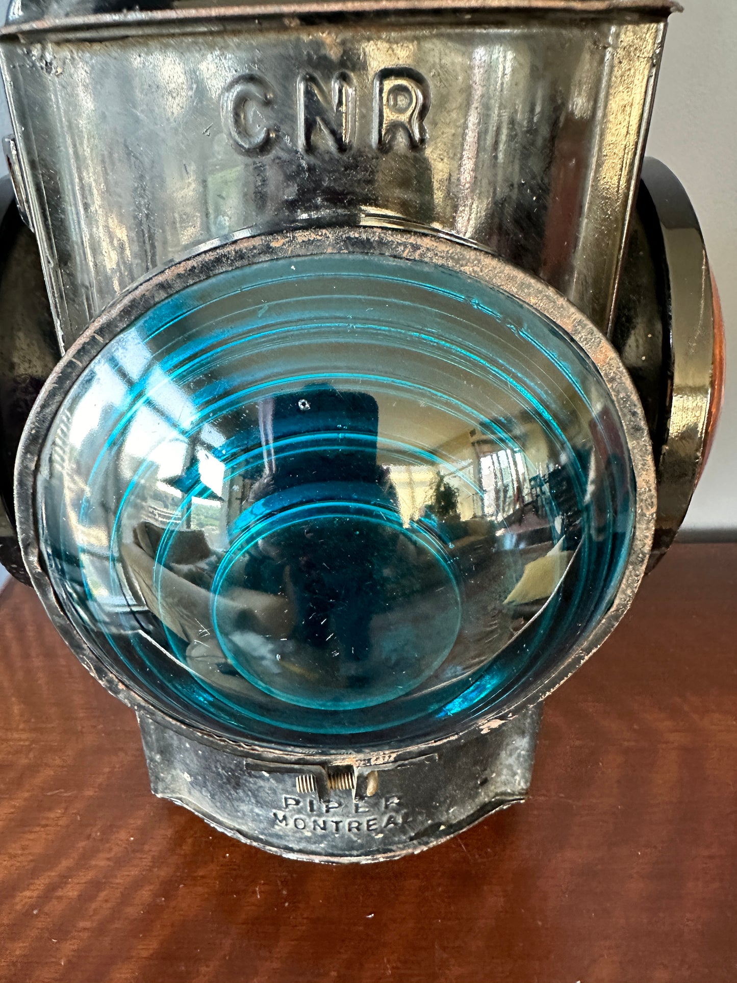 CNR Hiram Piper Railroad Switch Lamp - Green and Amber Lenses