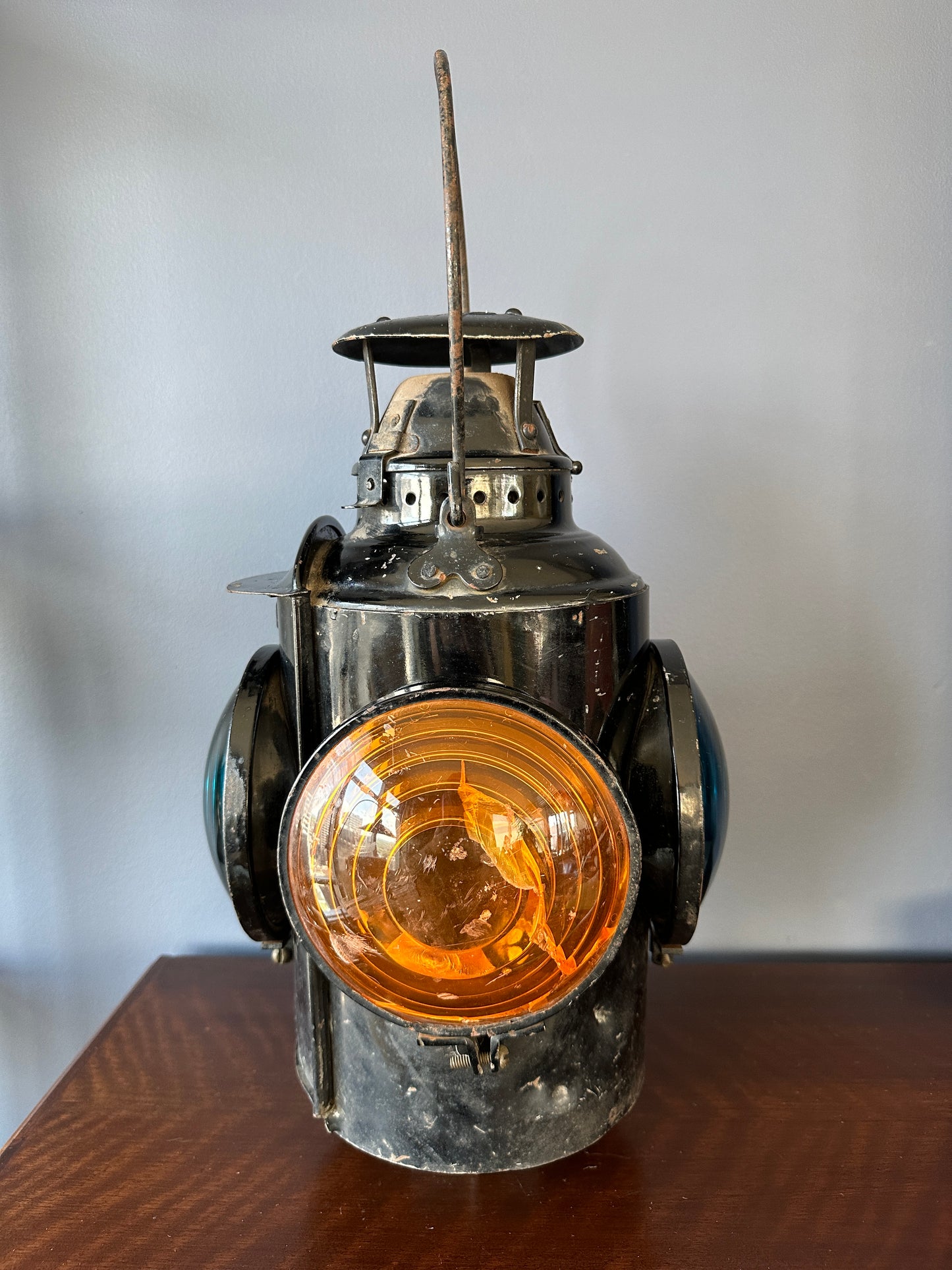 CNR Hiram Piper Railroad Switch Lamp - Green and Amber Lenses
