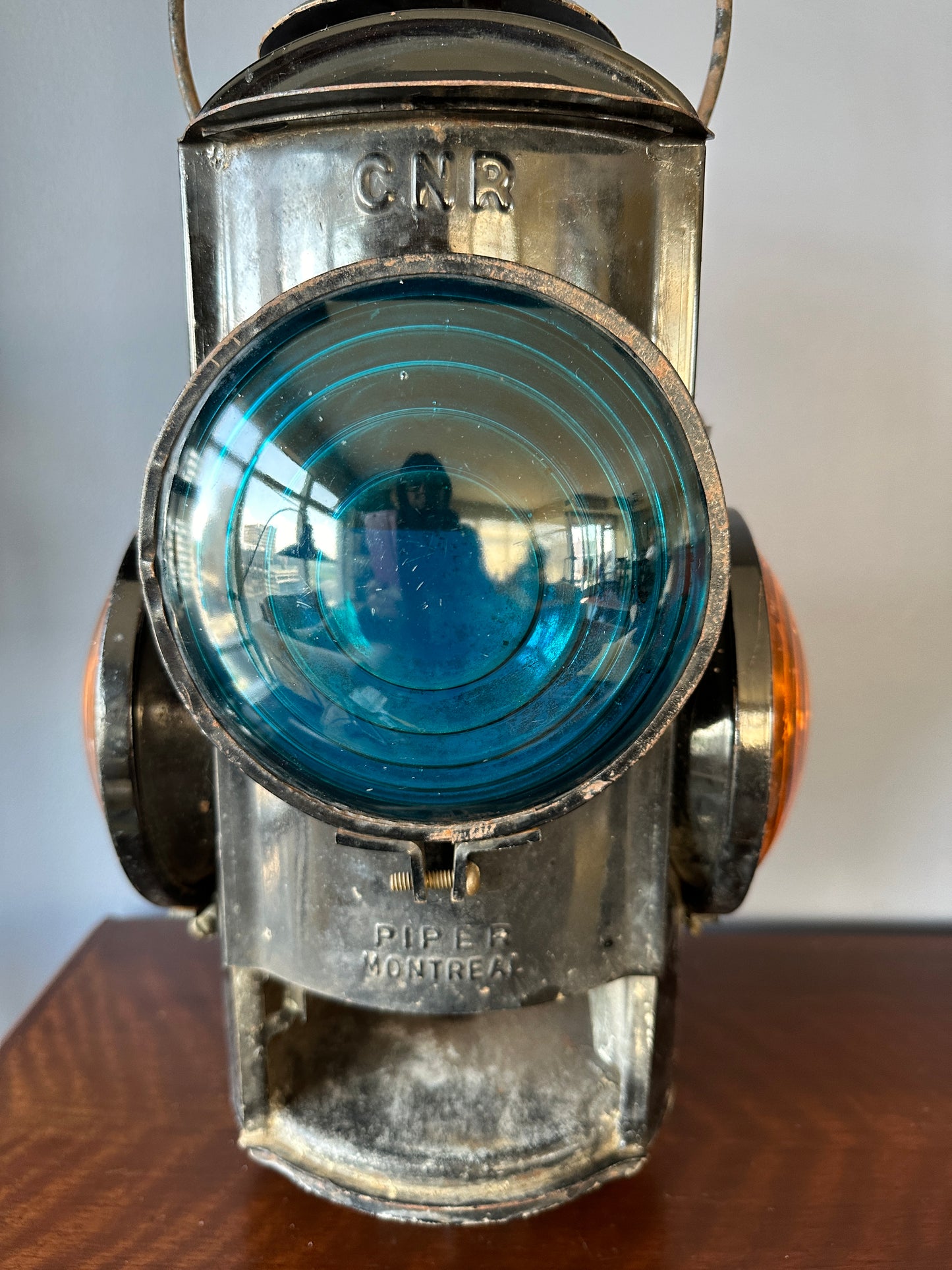 CNR Hiram Piper Railroad Switch Lamp - Green and Amber Lenses