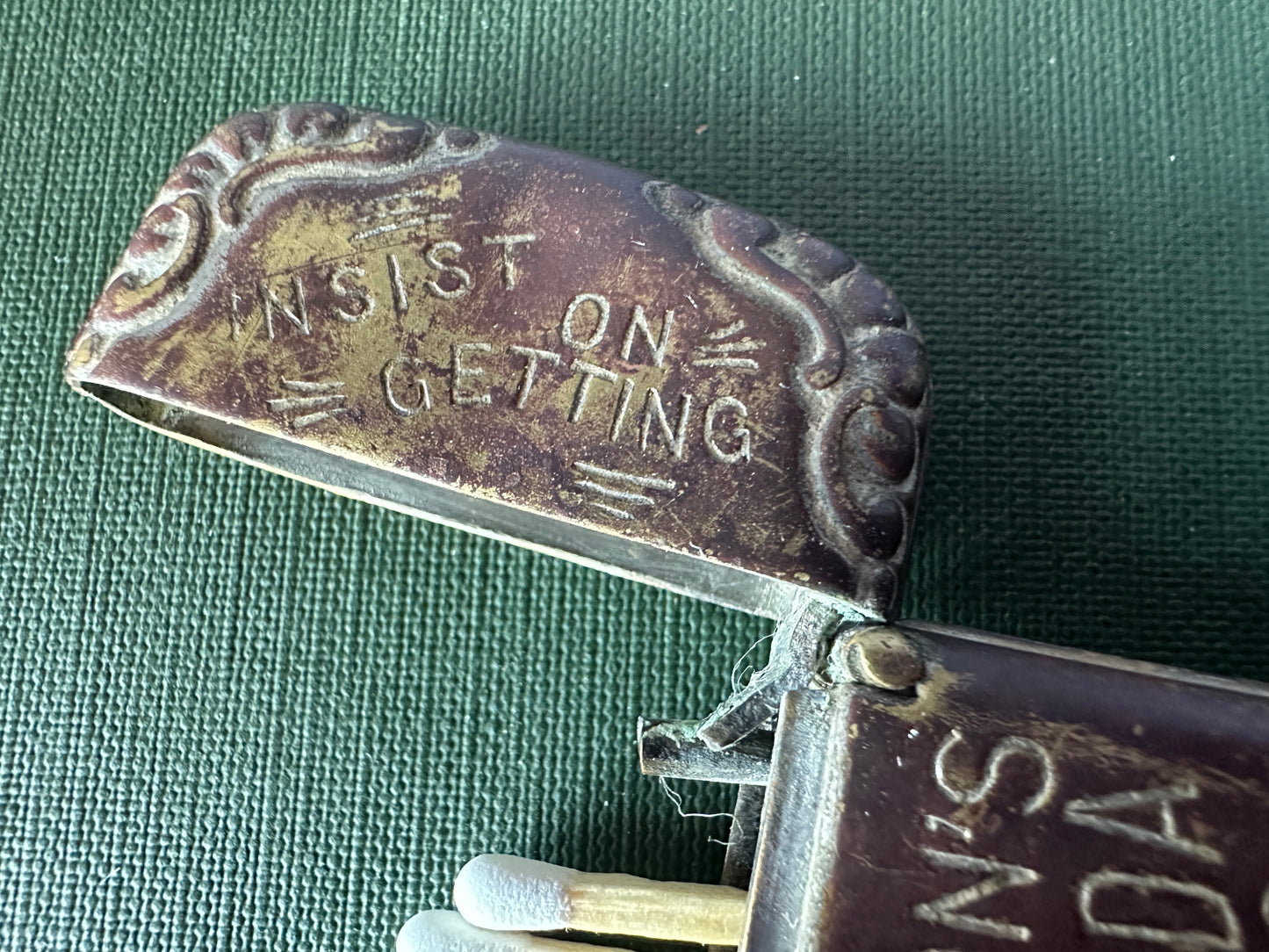 Napa Soda Springs Match Safe