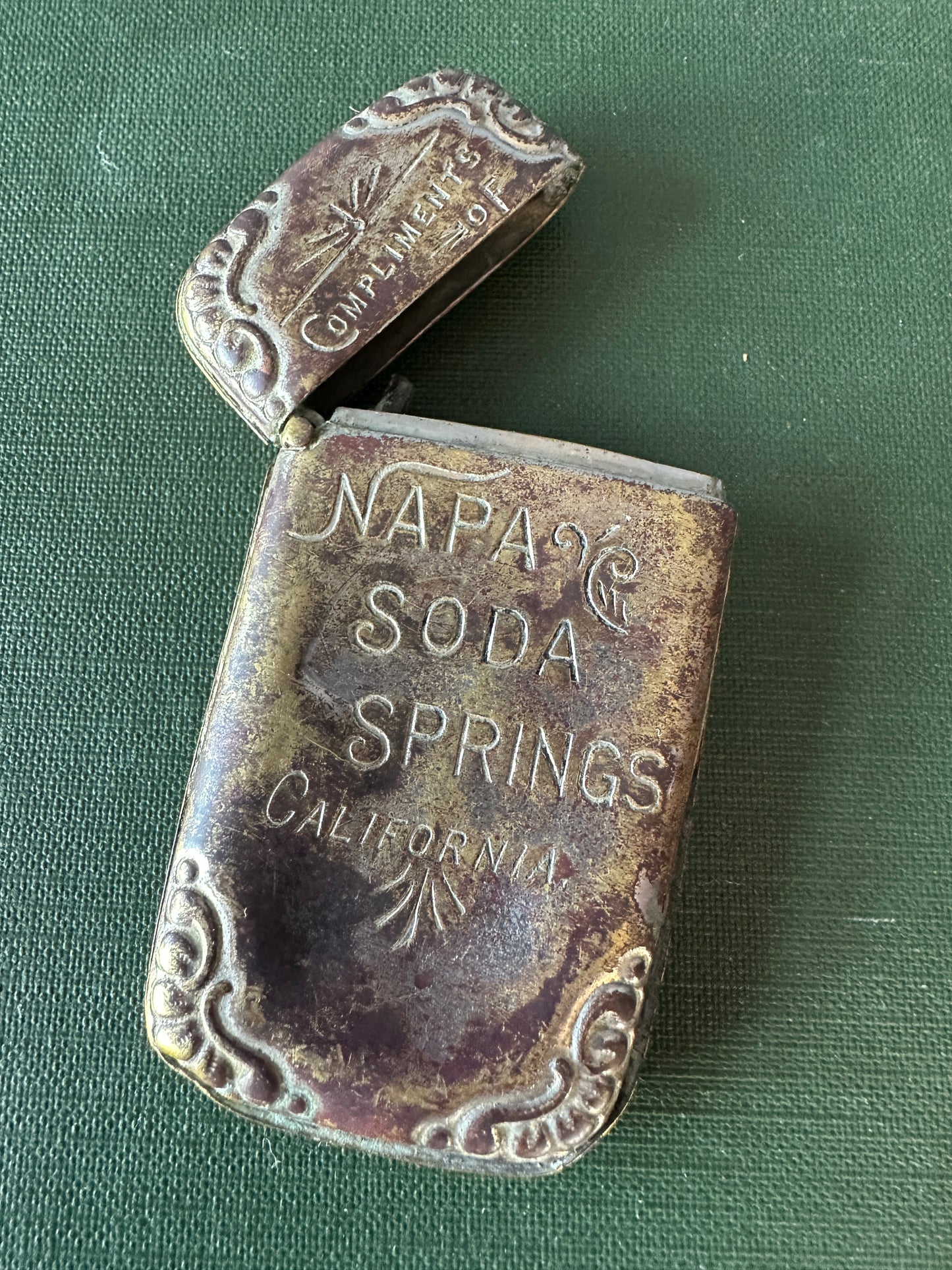 Napa Soda Springs Match Safe
