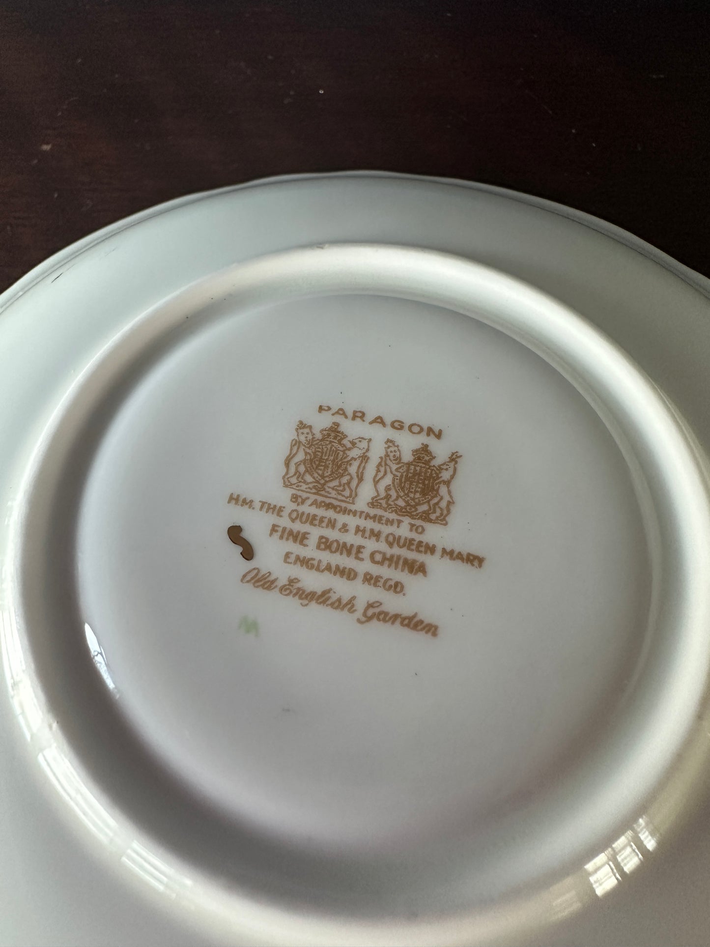Paragon Double-Warranted Old English Garden Teacup and Saucer