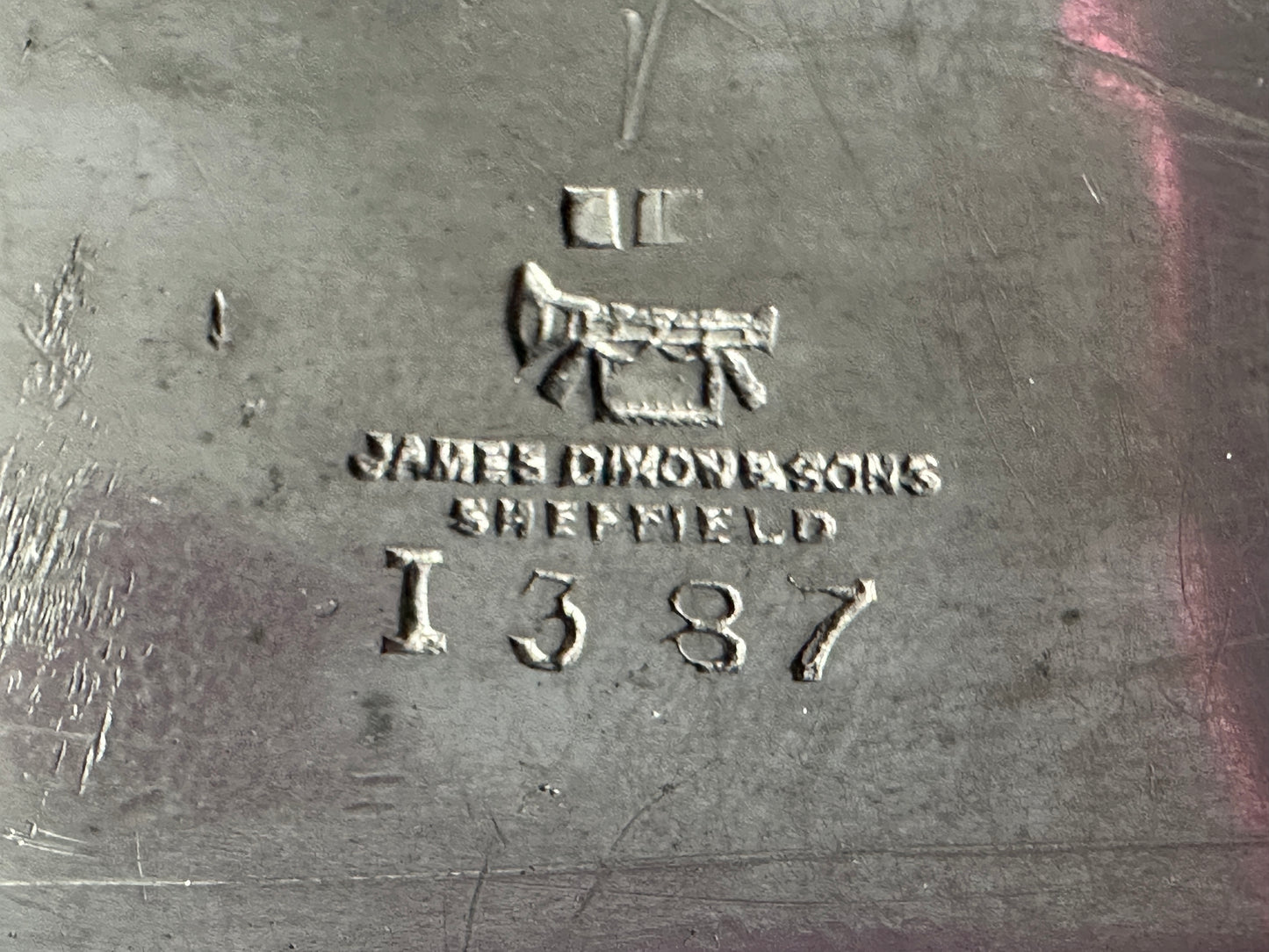 Large Pewter Flask/Canteen - James Dixon & Sons