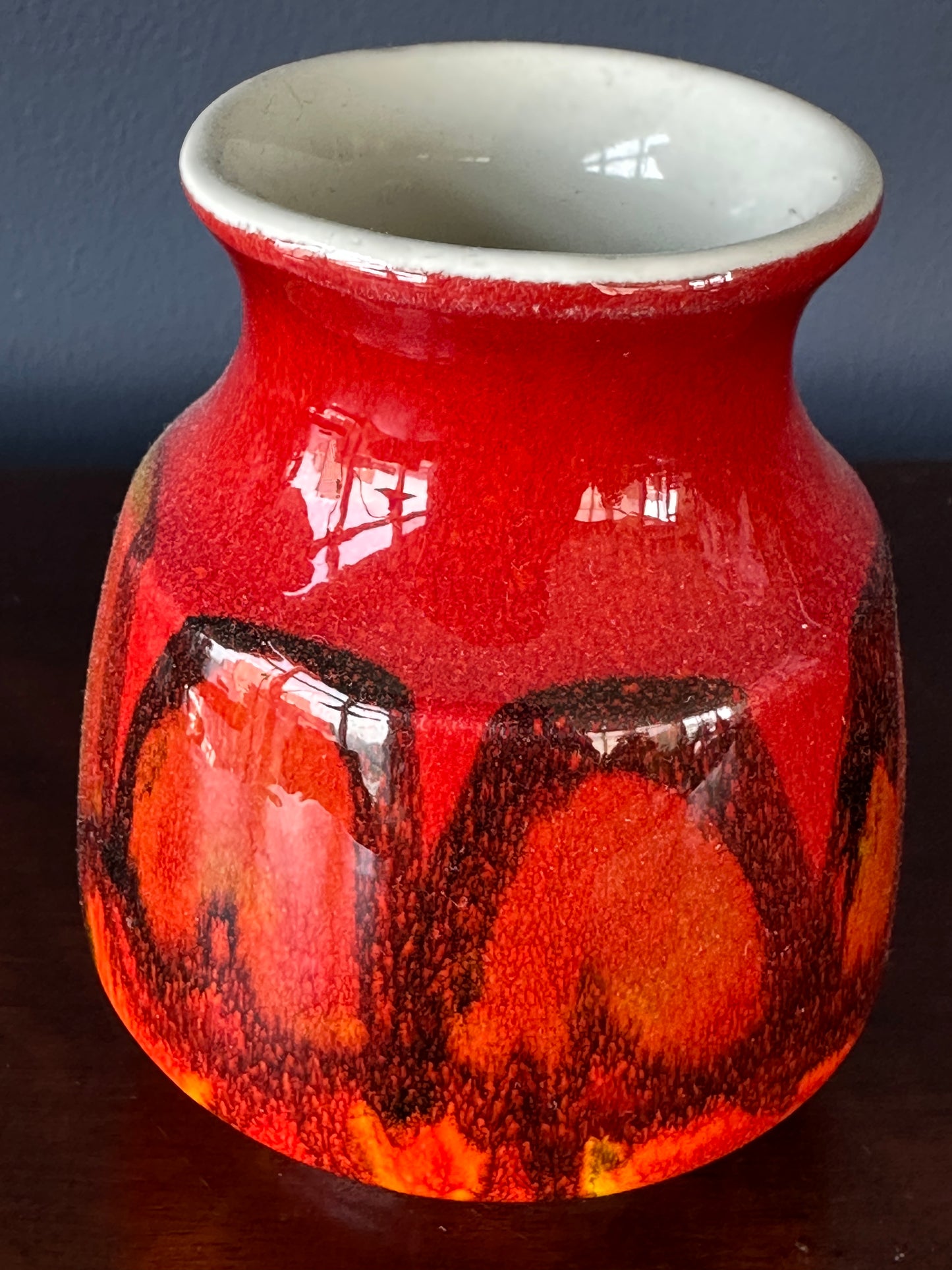 Poole Pottery Vase, Delphis Pattern