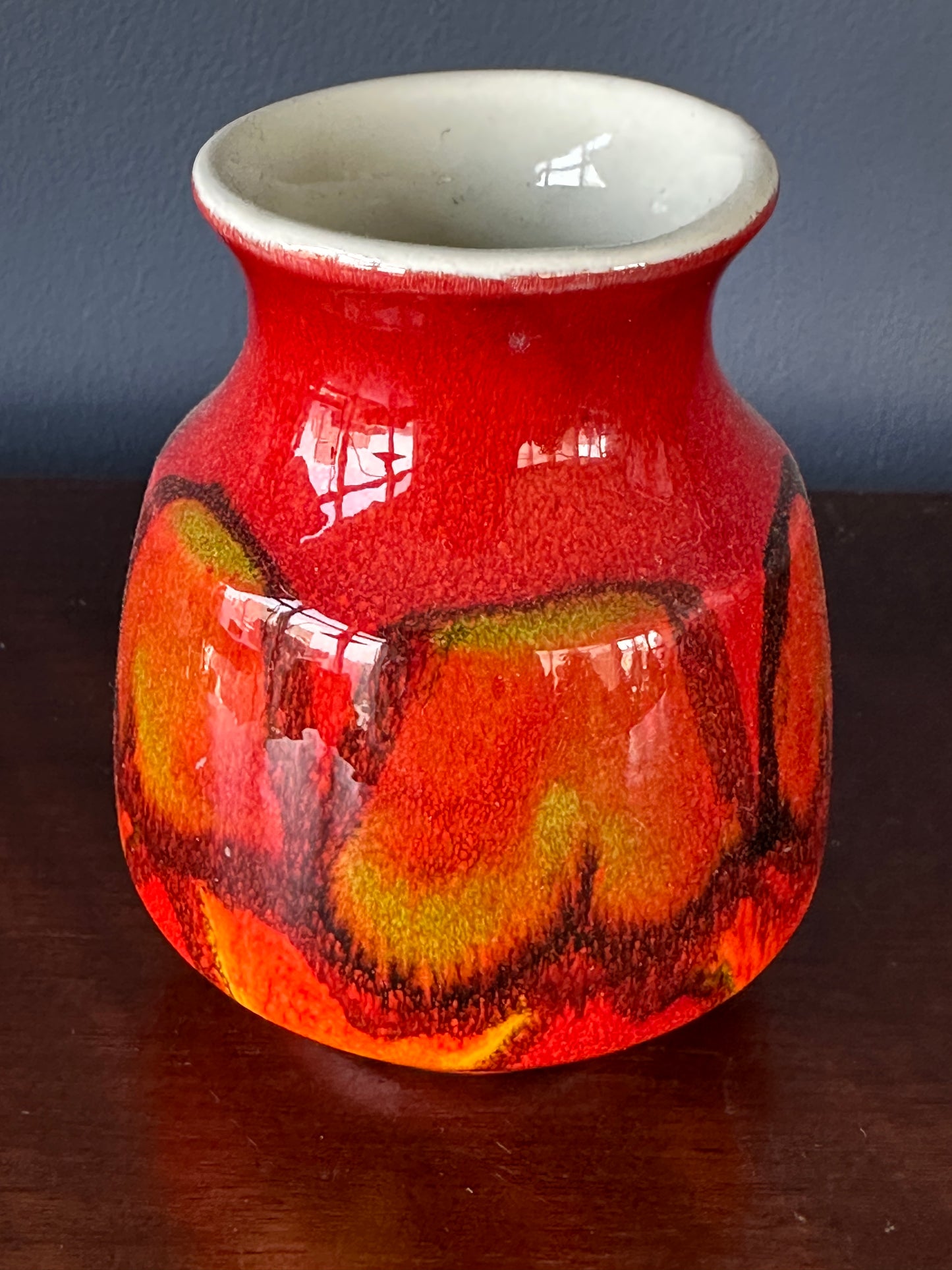 Poole Pottery Vase, Delphis Pattern