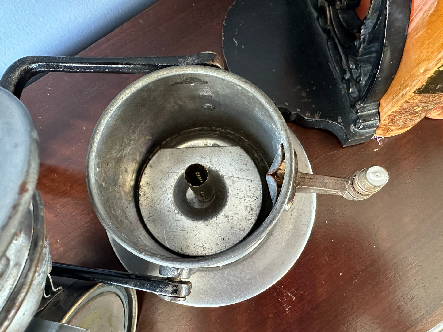 Premier Lamp and Engineering Co "Crestella" Carbide Railway Lantern