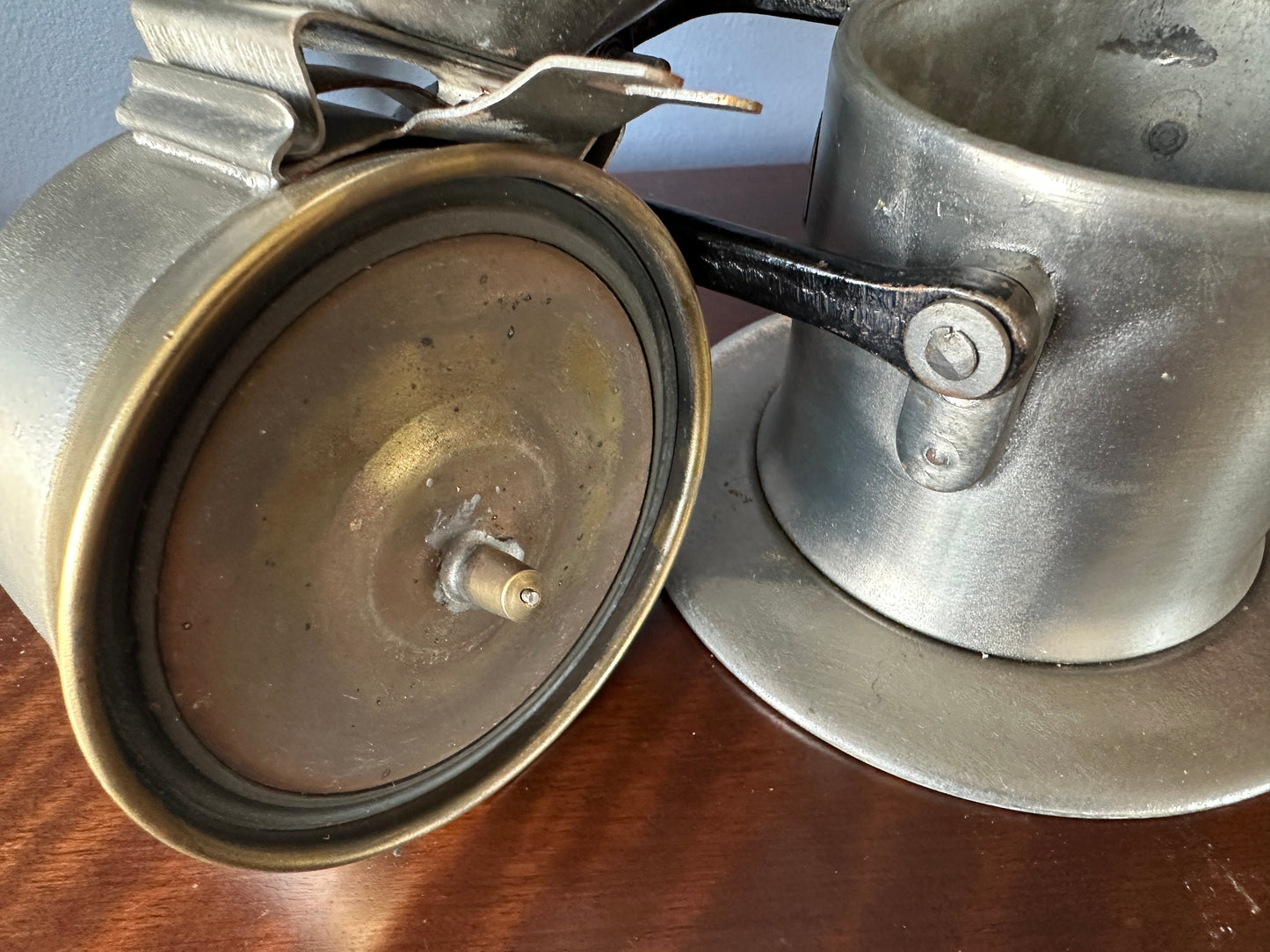 Premier Lamp and Engineering Co "Crestella" Carbide Railway Lantern